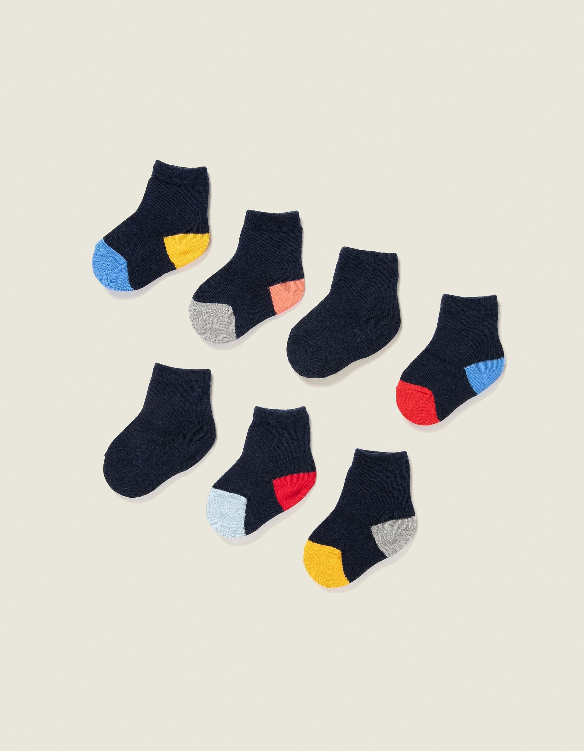 P7 CREW SOCKS DARK B, DARK BLUE12, 15/18