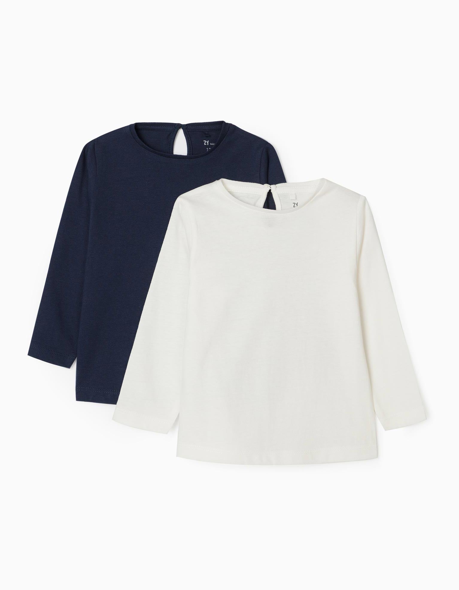 P2 TSHIRTS LS JERSE, DARK BLUE10, 12/18M
