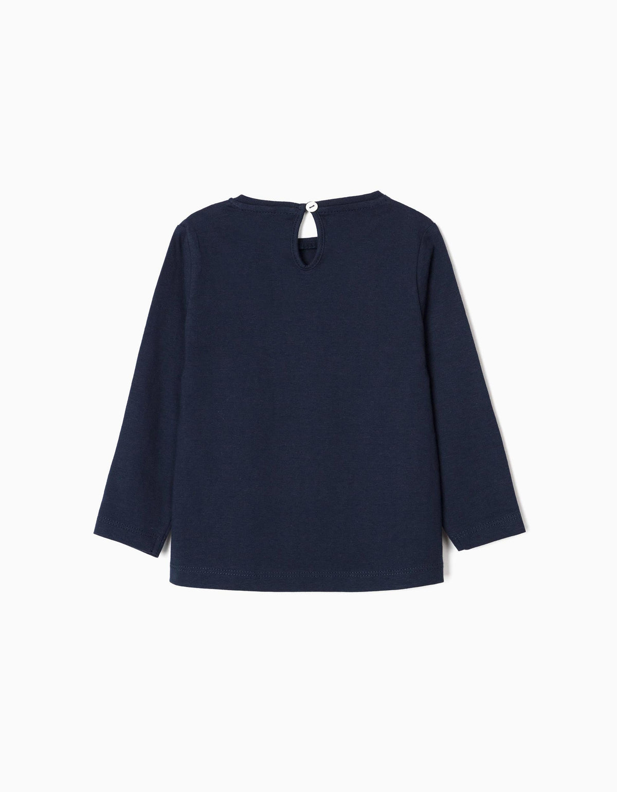 P2 TSHIRTS LS JERSE, DARK BLUE10, 12/18M