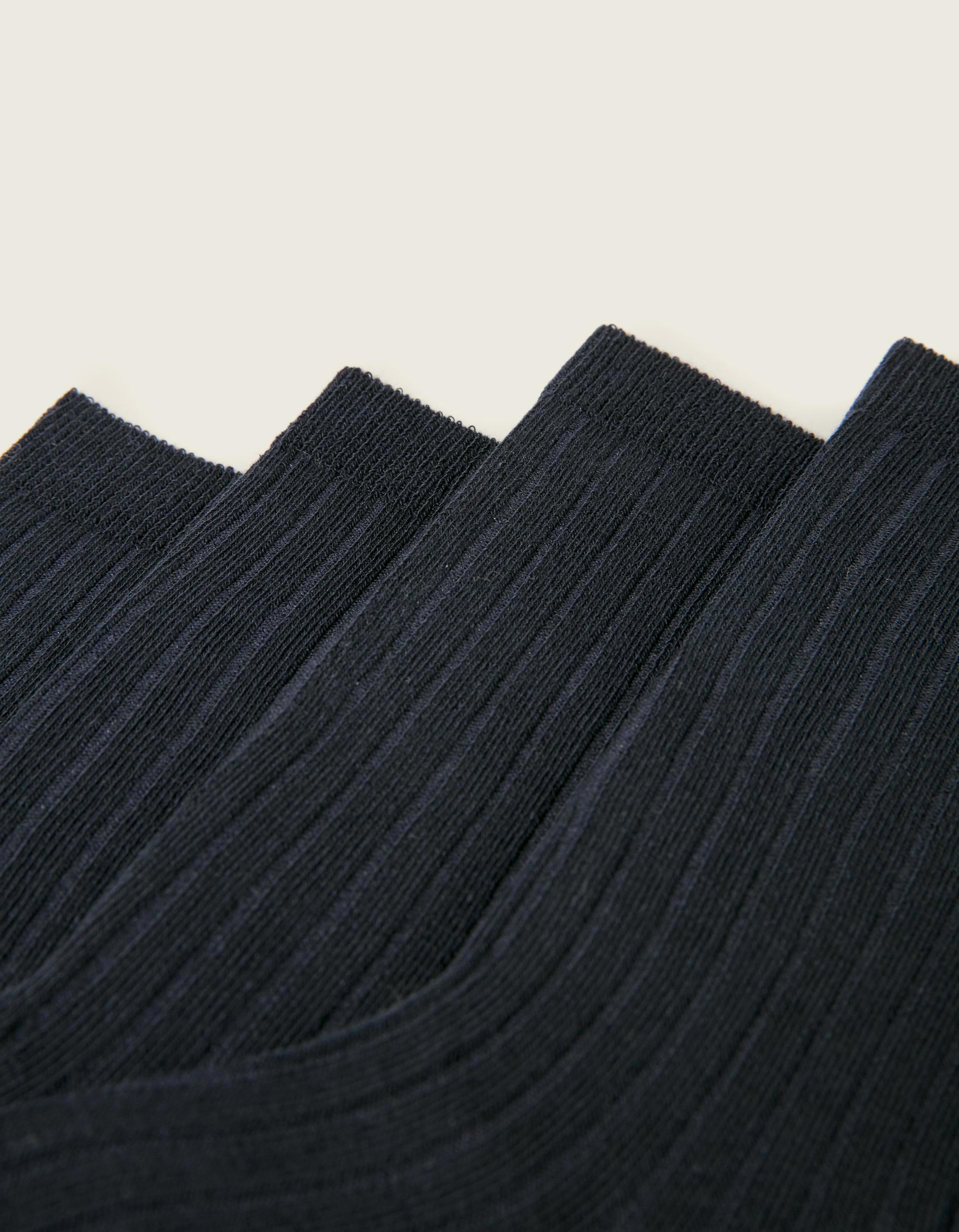 P2 HIGHT RIBBED SOCK, DARK BLUE2, 15/18