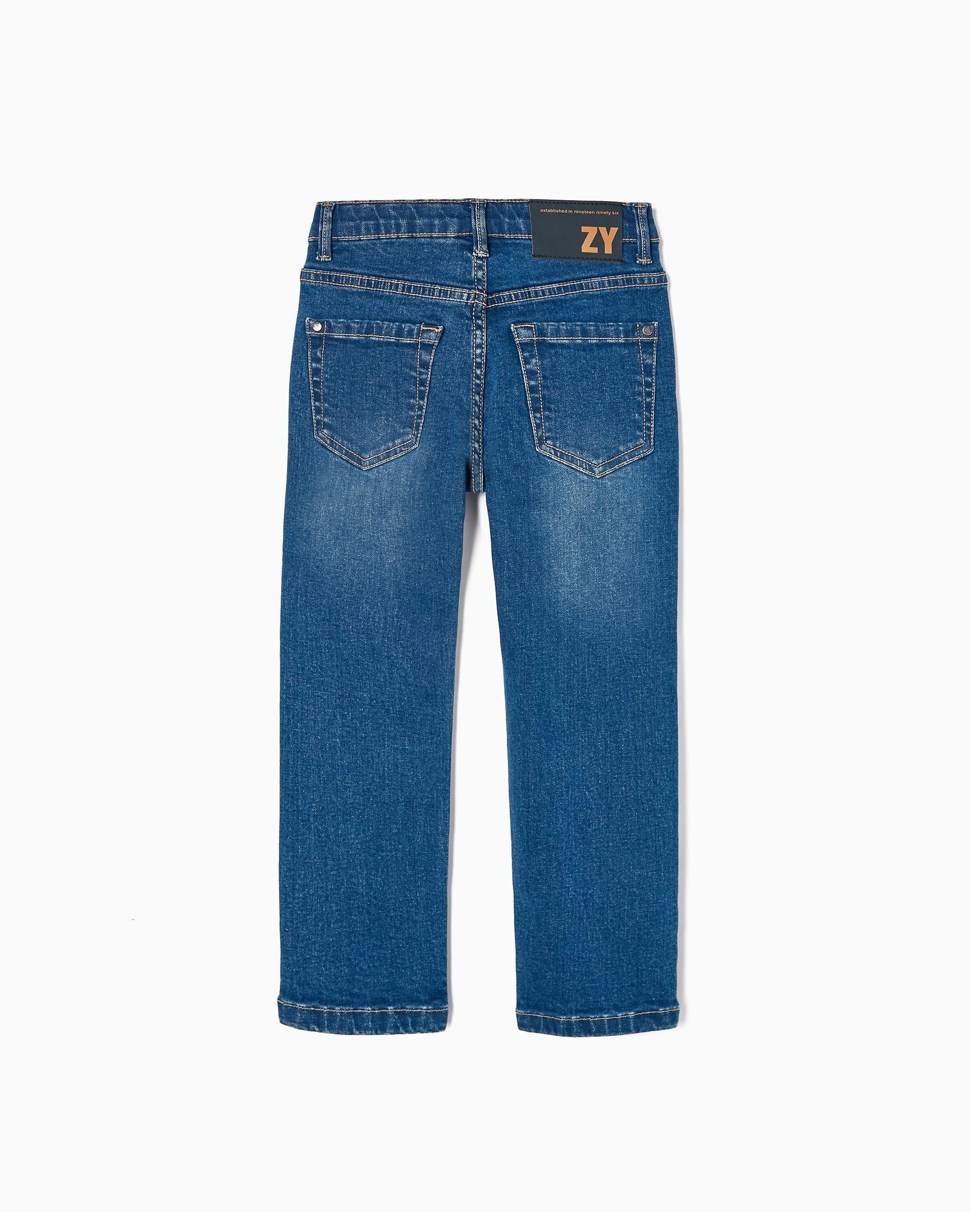 Cotton Jeans for Boys 'Slim Fit', Blue