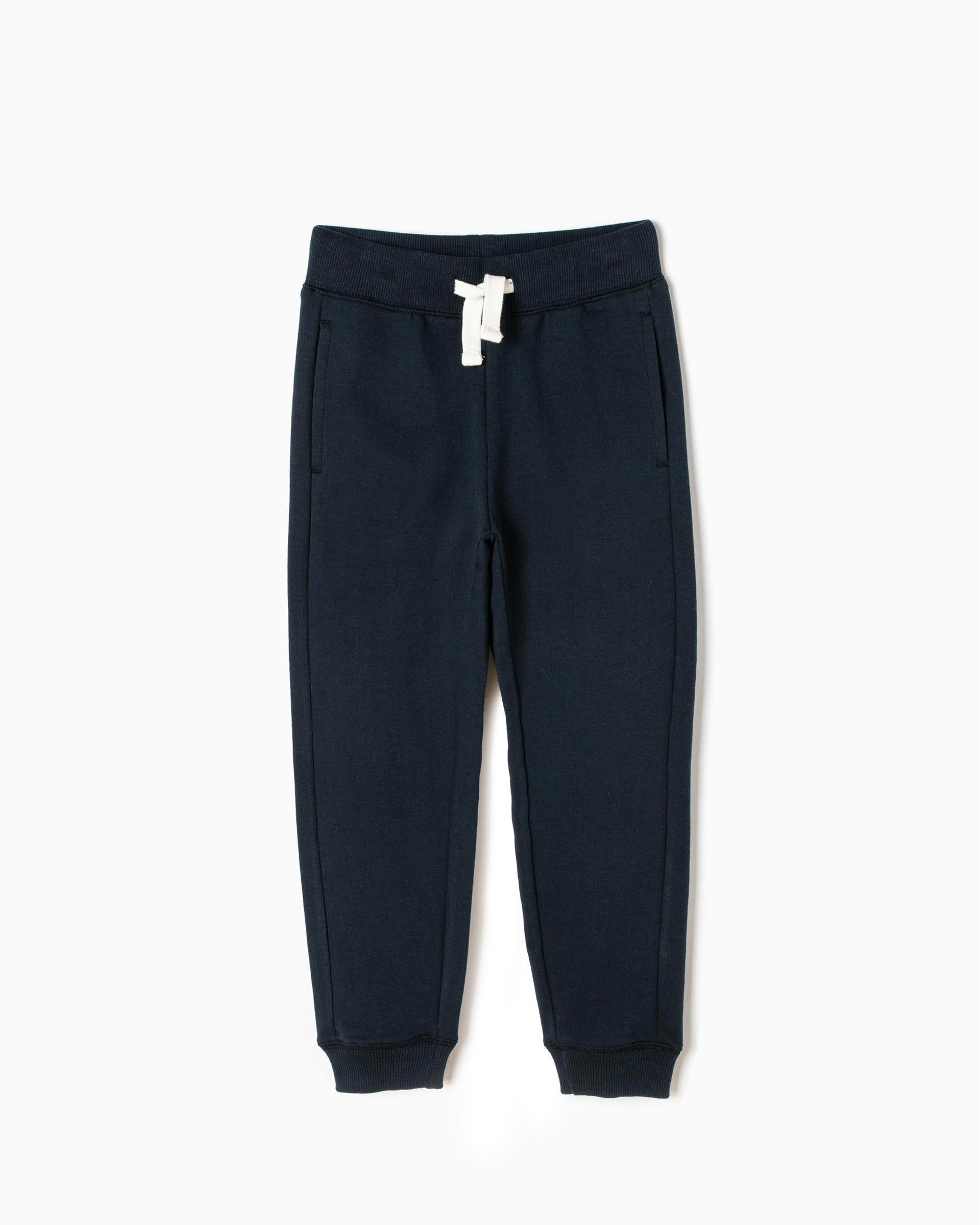 Cotton Joggers for Boys, Dark Blue