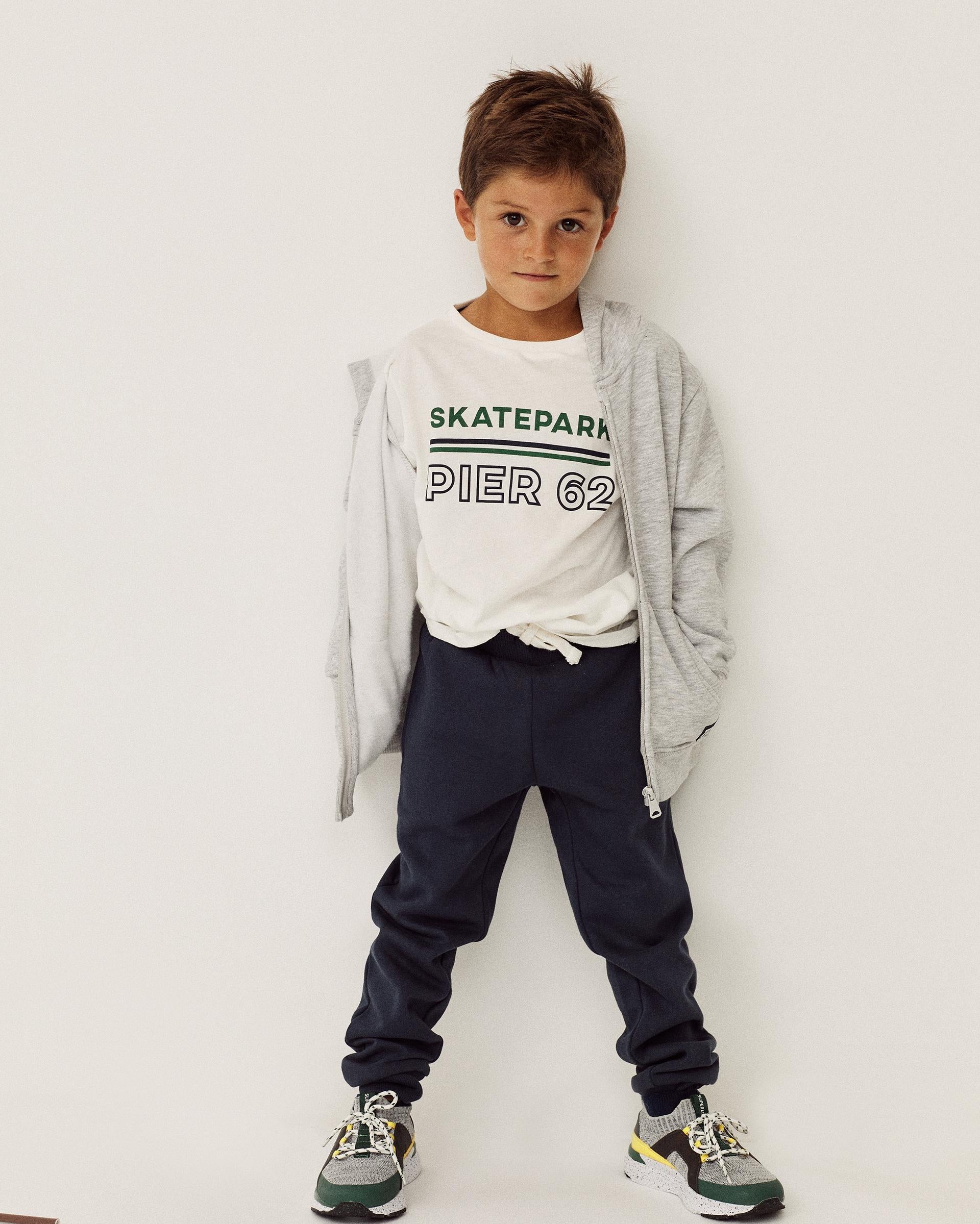 Cotton Joggers for Boys, Dark Blue
