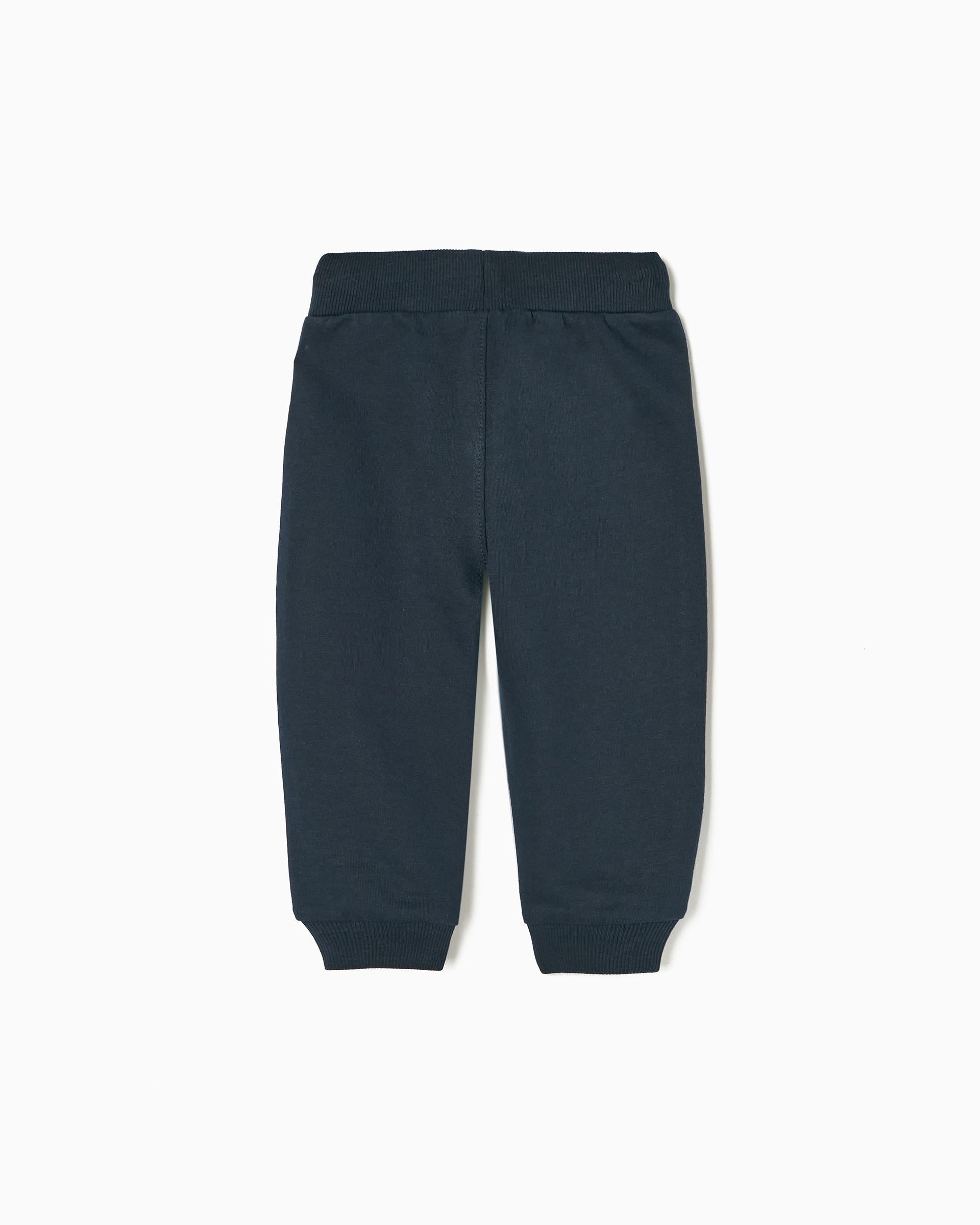 Cotton Joggers for Baby Boys, Dark Blue