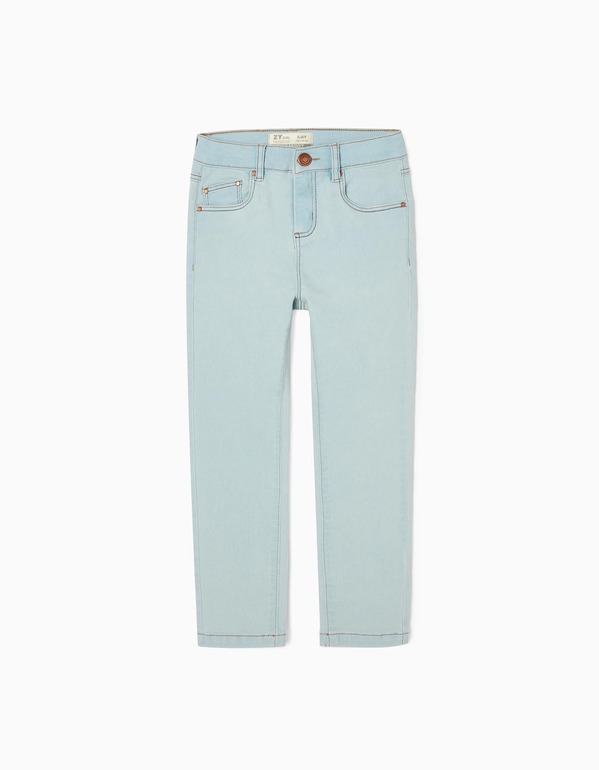 DENIM PANTS SKINNY, BLUE, 13/14