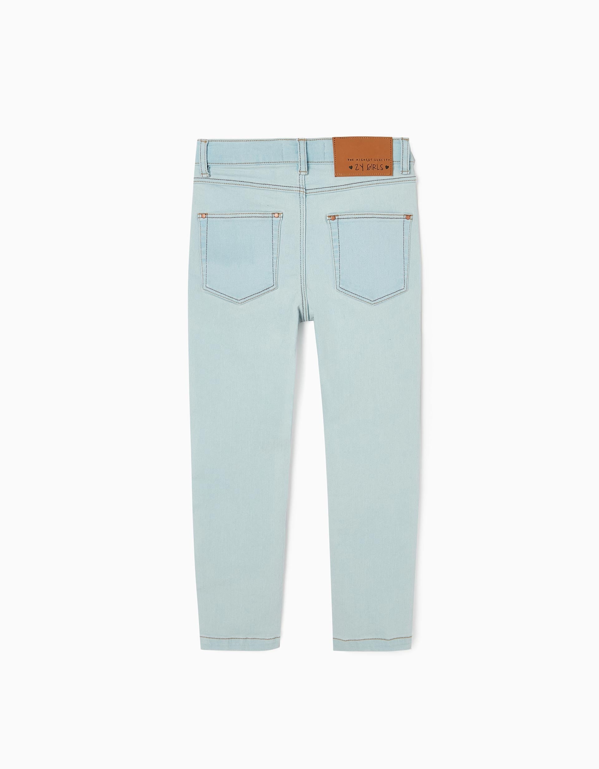 DENIM PANTS SKINNY, BLUE, 13/14