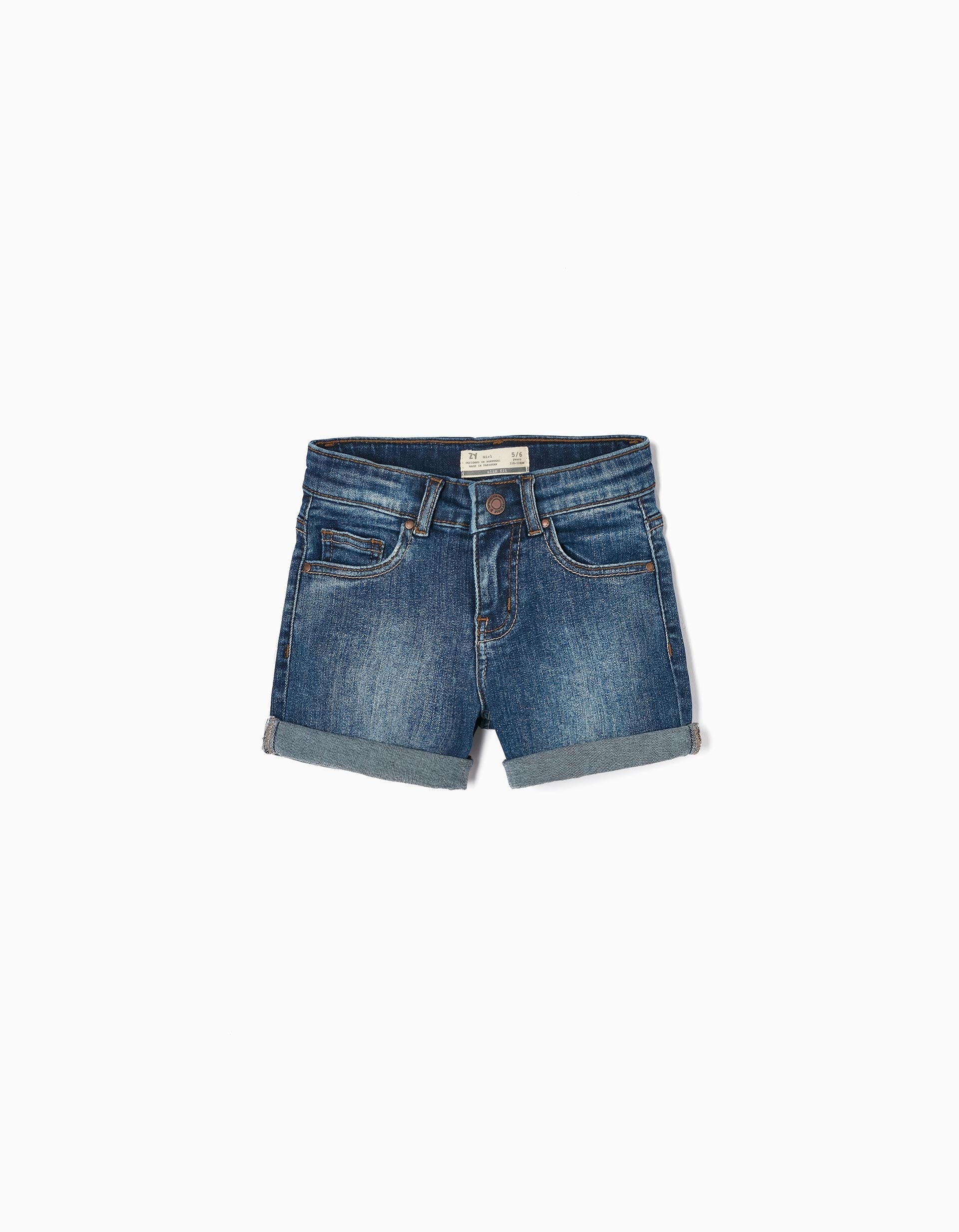 SHORTS DENIM, BLUE, 11/12-SHORT/BERMUDA-KID GIRL