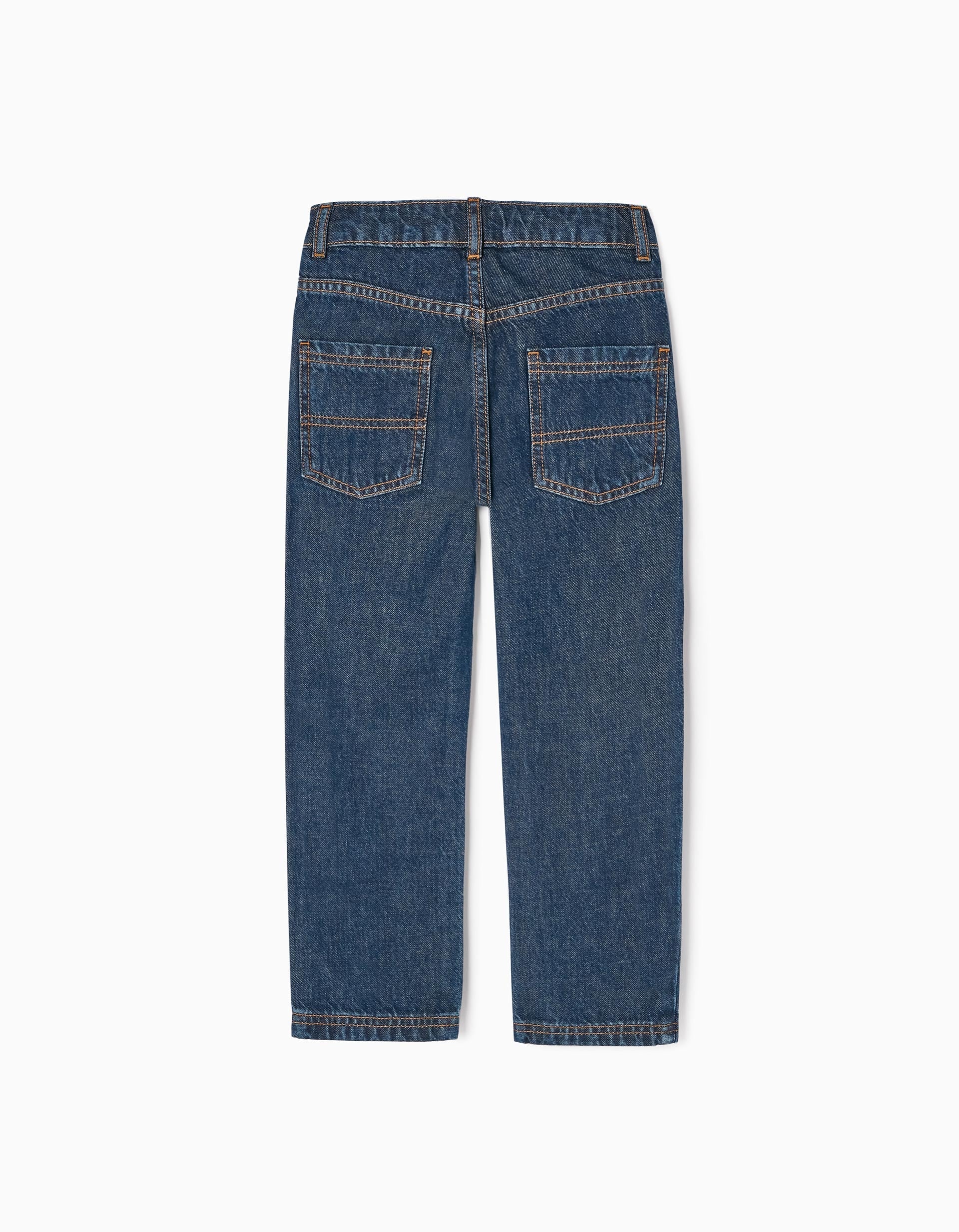 PANTS DENIM REGULAR FIT, BLUE, 11/12