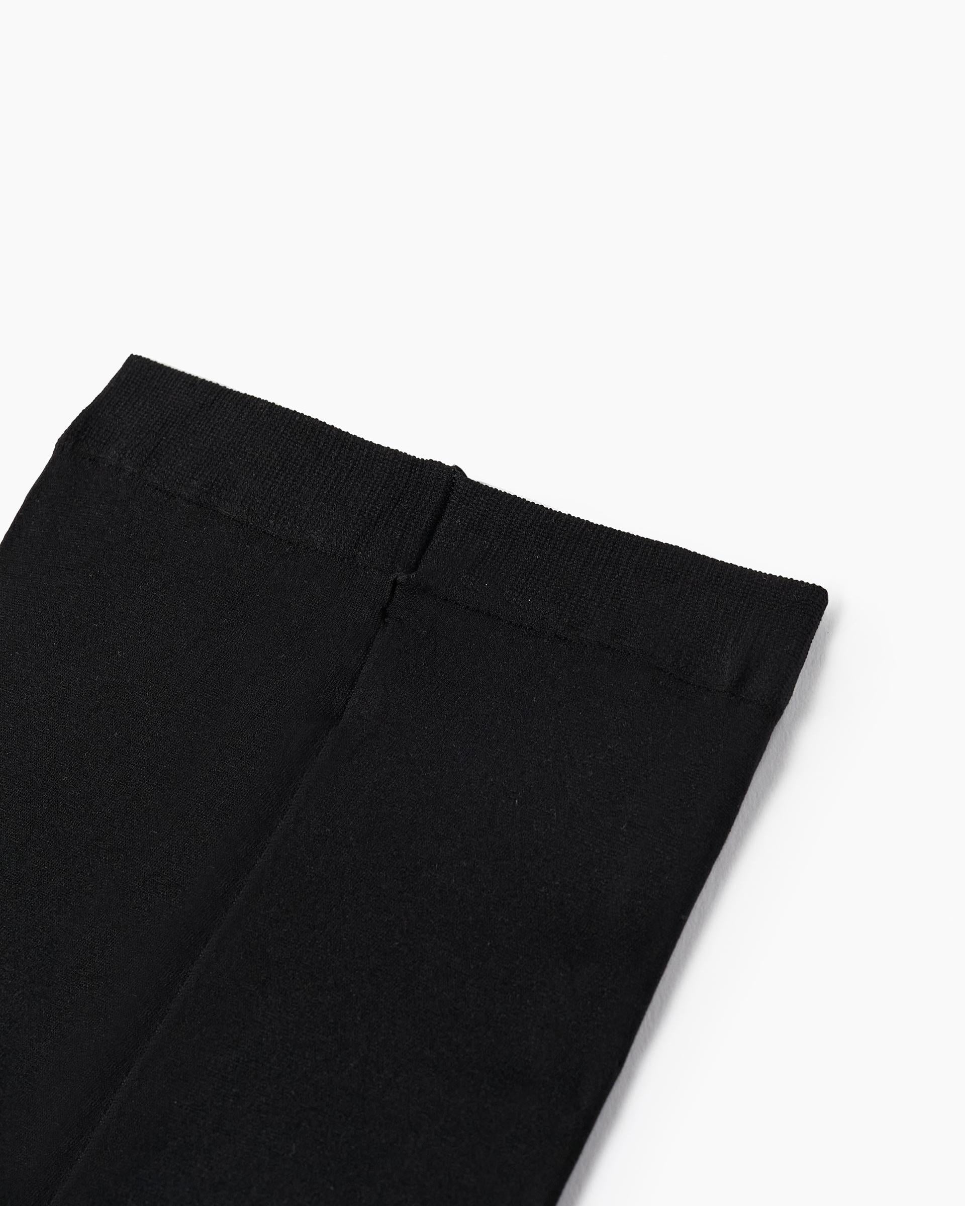 2 Pack of 40 Den Microfiber Tights for Girls, Black