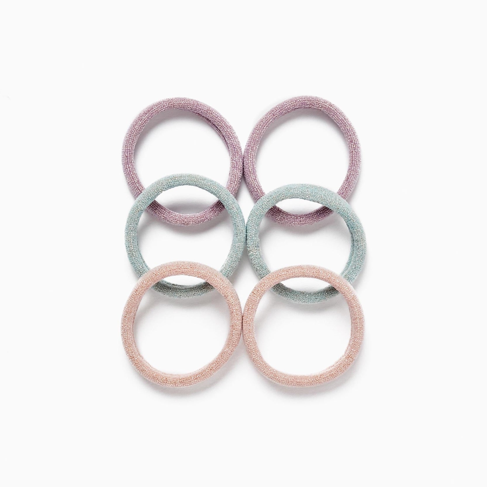 6-Pack Hair Bobbles for Babies and Girls, Multicoloured