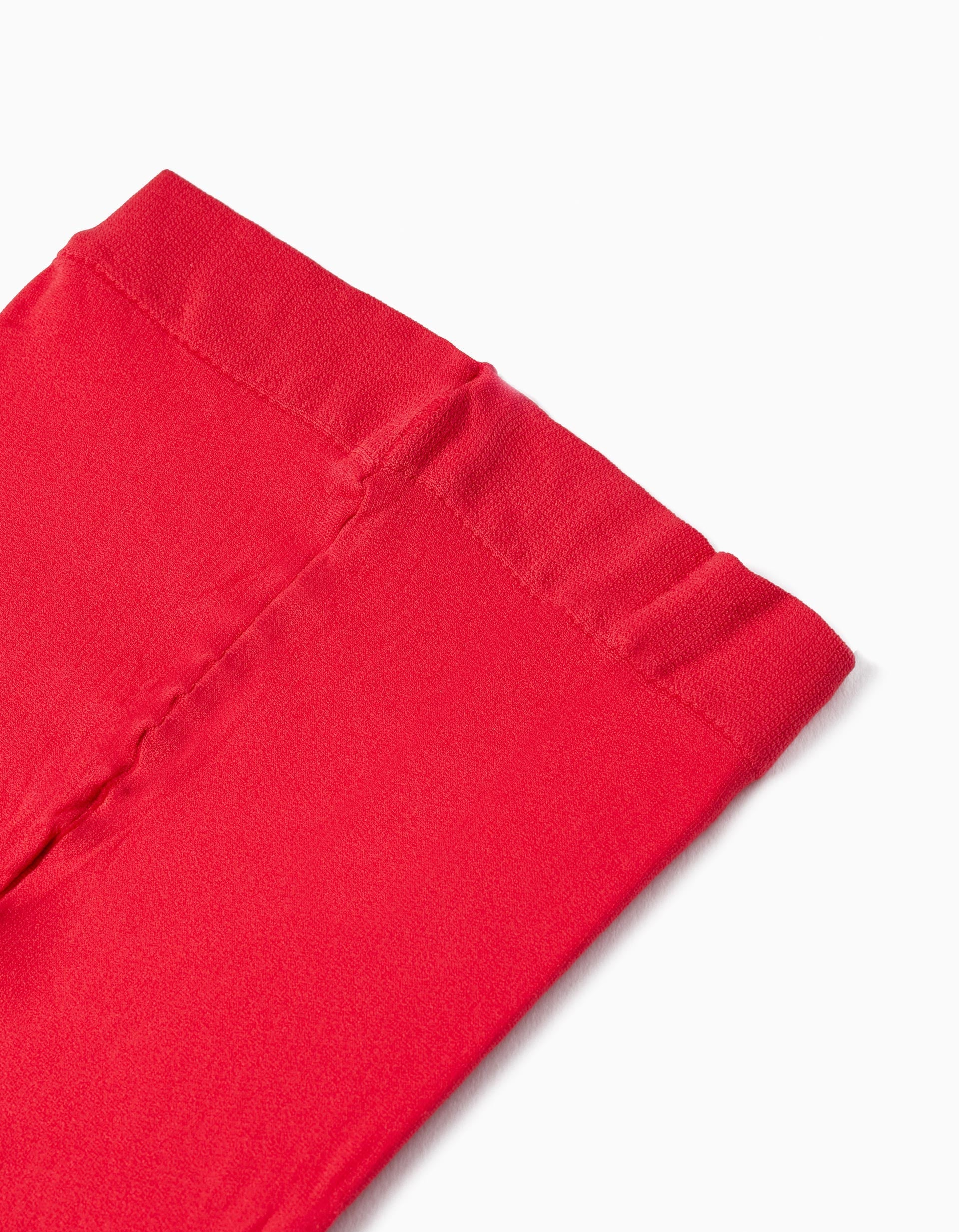Microfibre Tights for Girls, Red