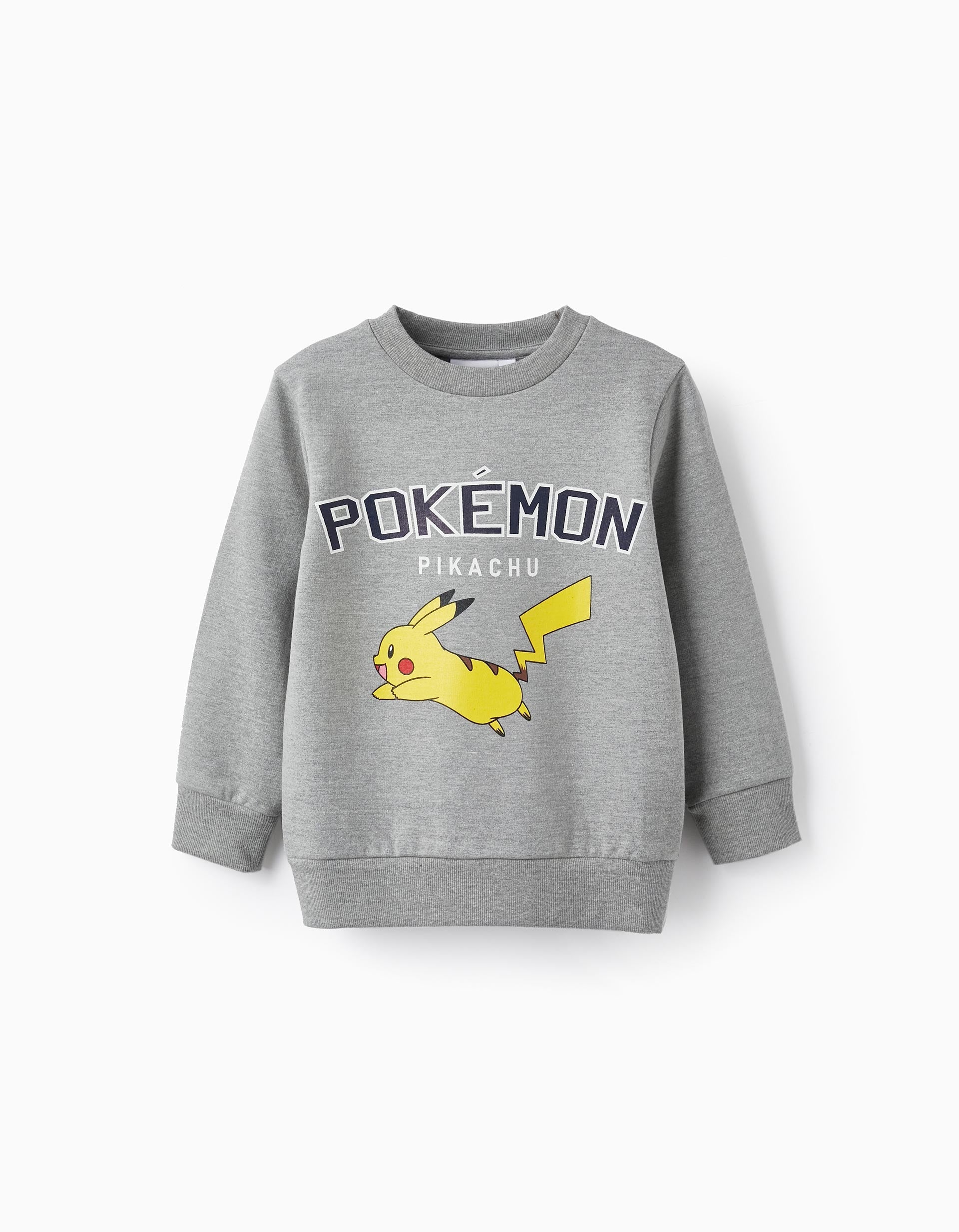 Cotton Sweatshirt for Boys 'Pokémon', Grey