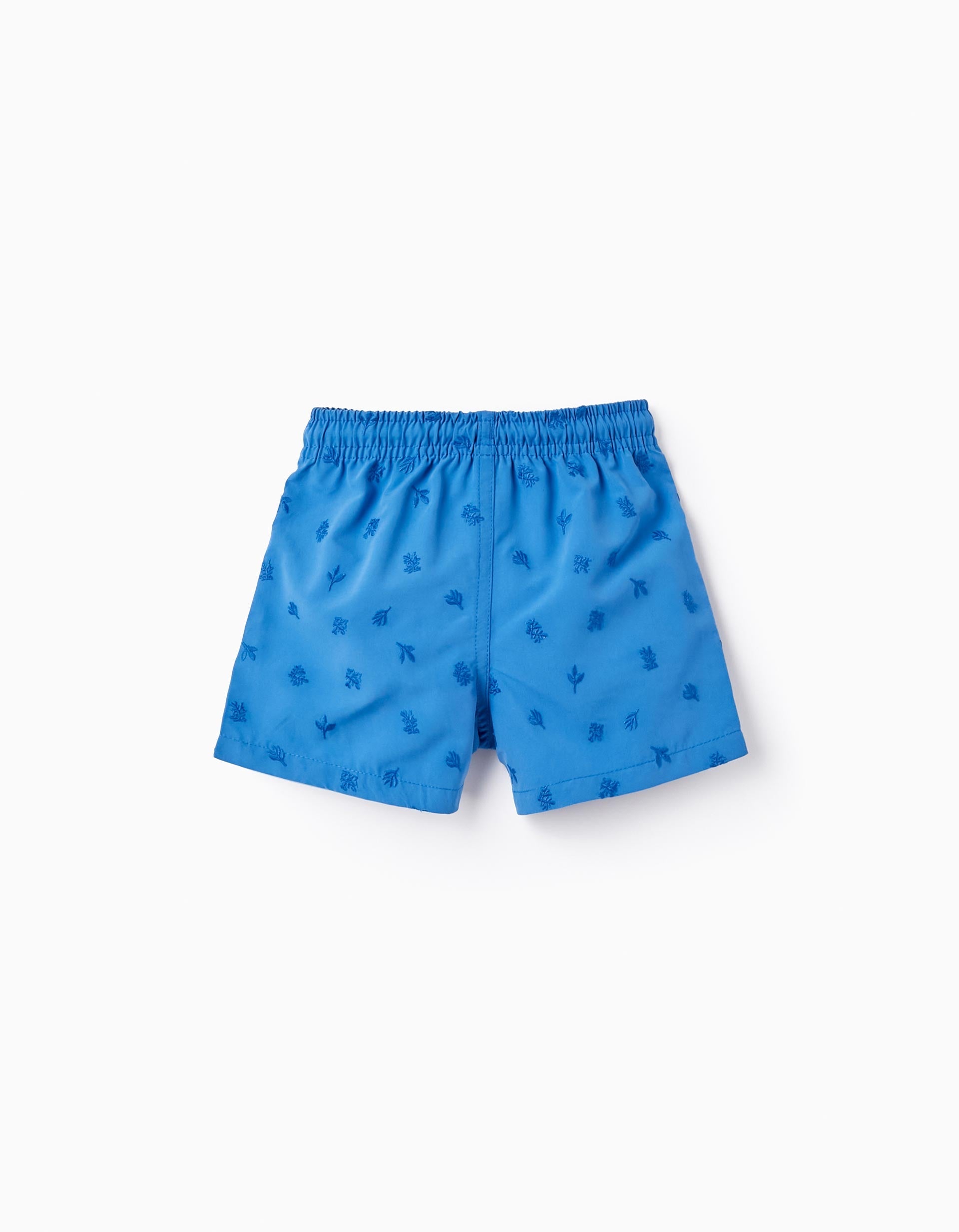 Swim Shorts with Embroidery for Baby Boys, Blue