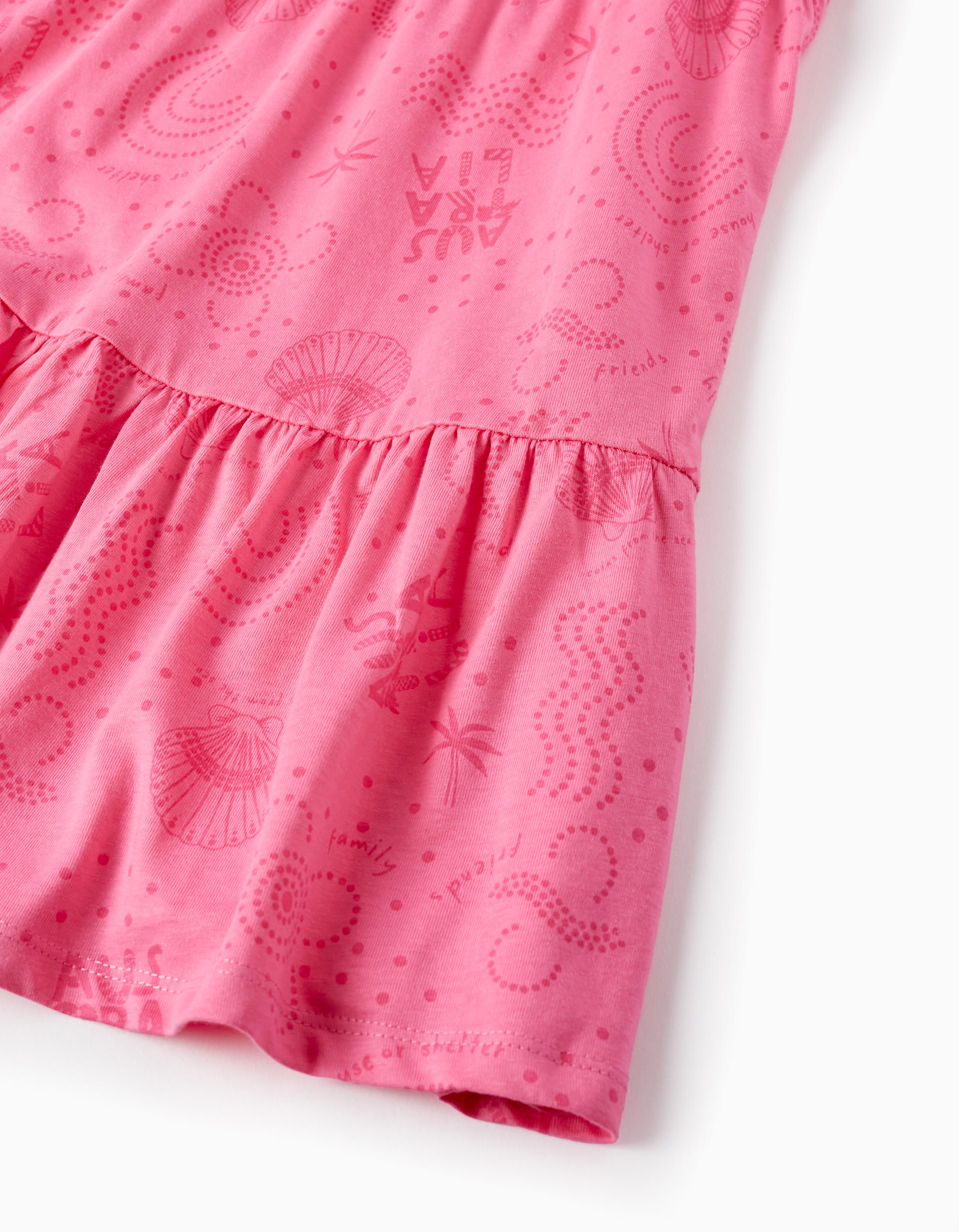 2 Cotton Dresses for Girls, Pink