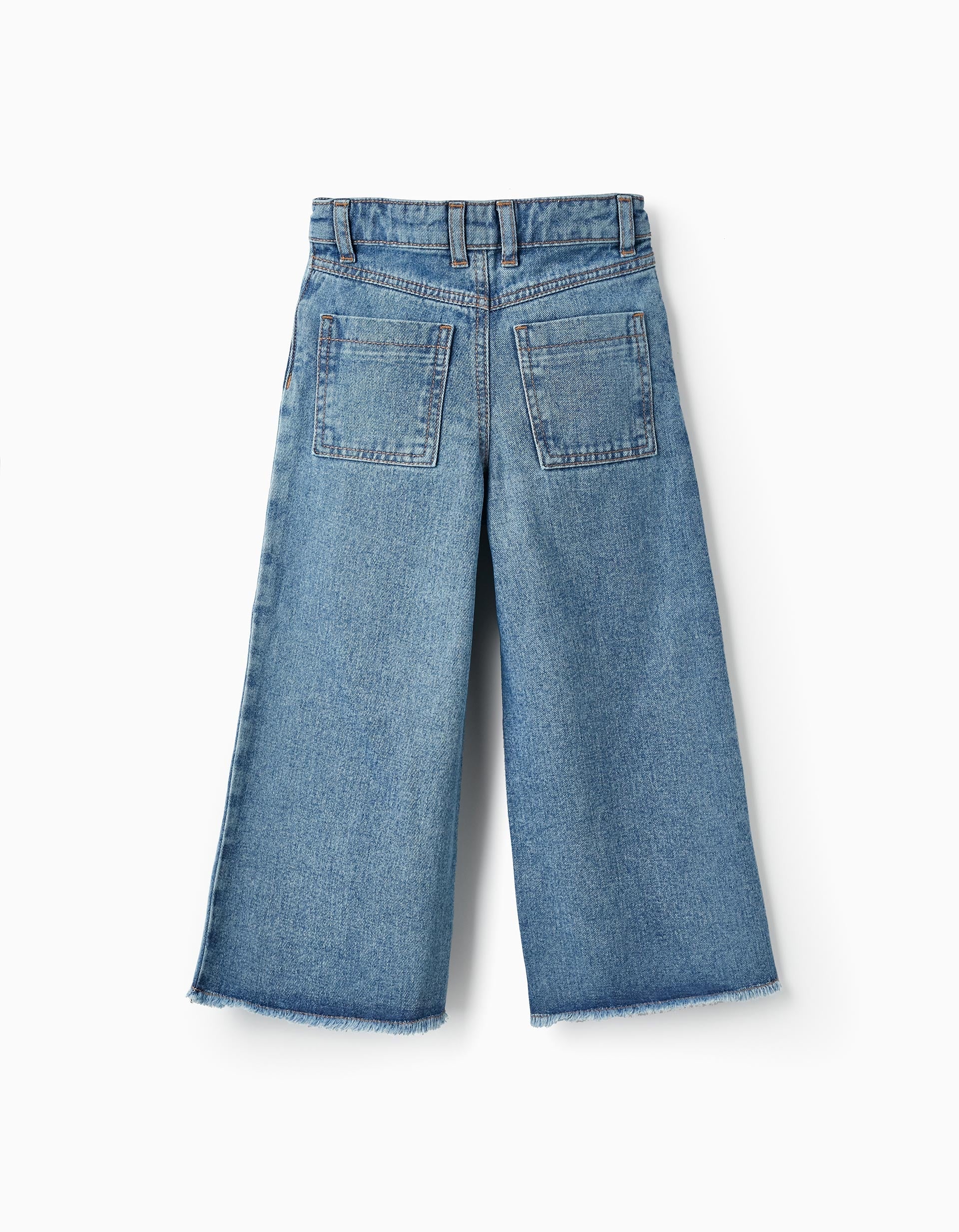 Denim Trousers for Girls 'Wide Leg', Blue