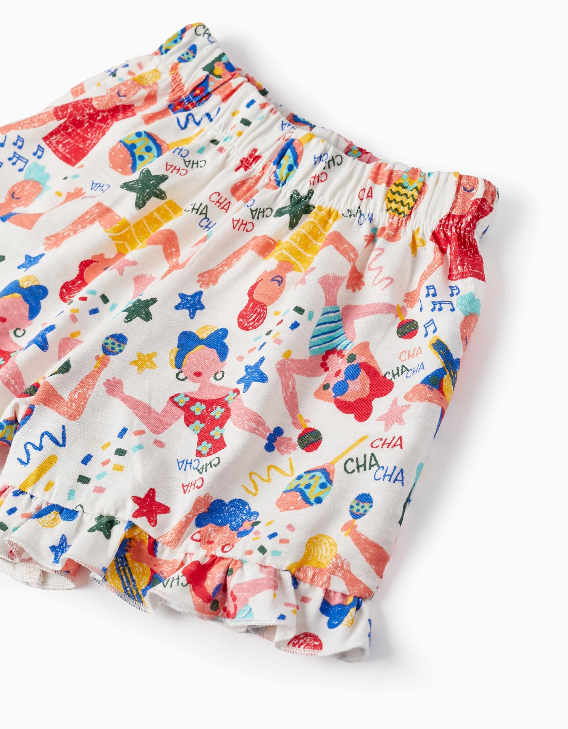 SHORT JERSEY AOP, WHITE, 11/12-SHORT/BERMUDA-KID GIRL