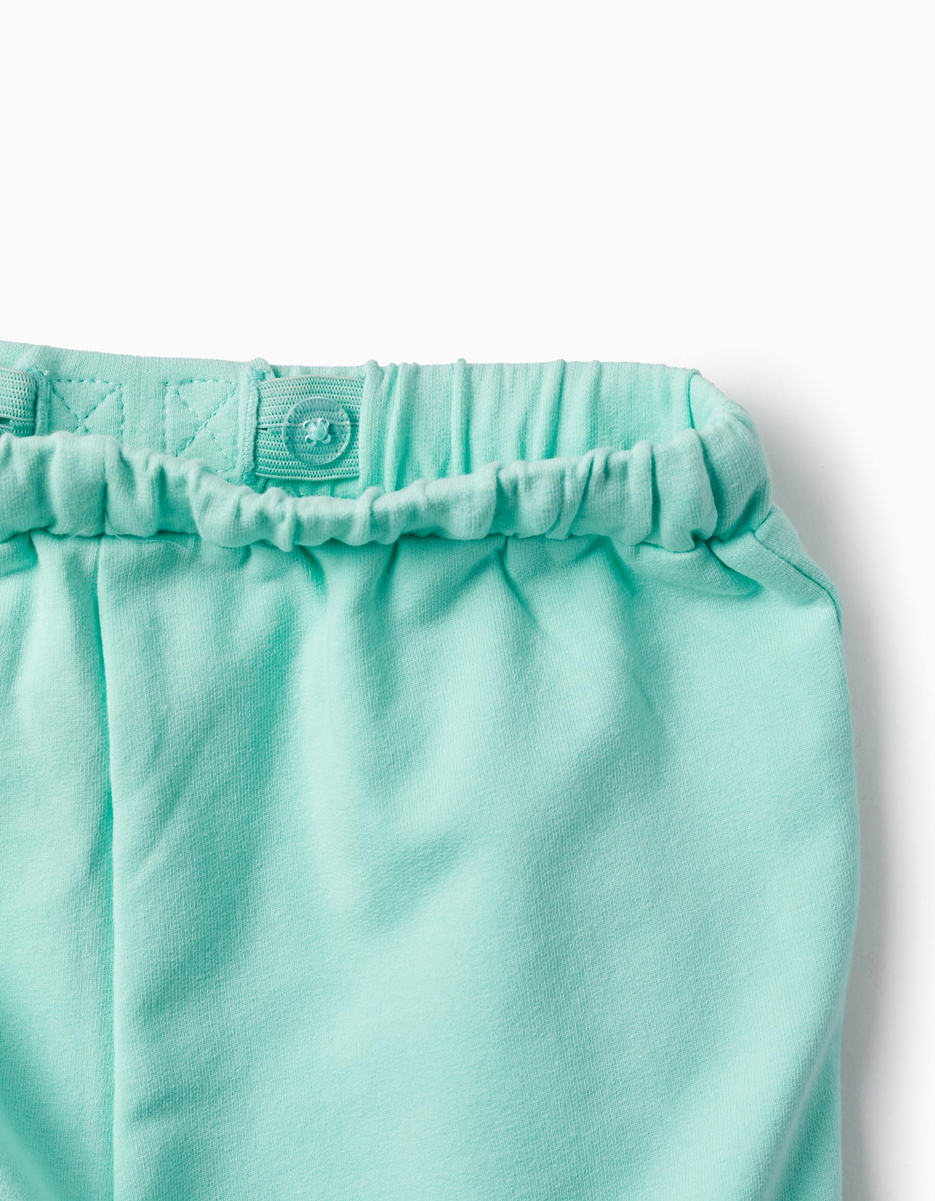 SHORT FLEECE, LIGHT GREEN, 9/12M-SHORT/BERMUDA-BABY GIRL