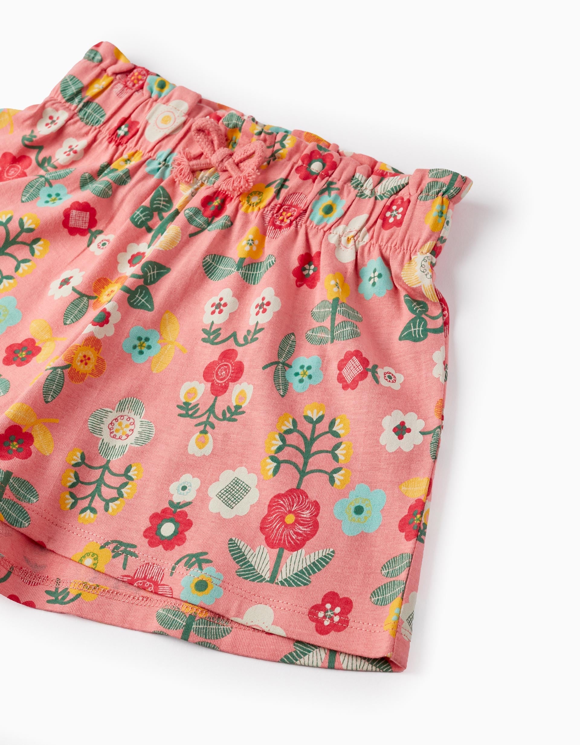 SHORTS AOP JERSEY, PINK, 11/12-SHORT/BERMUDA-KID GIRL