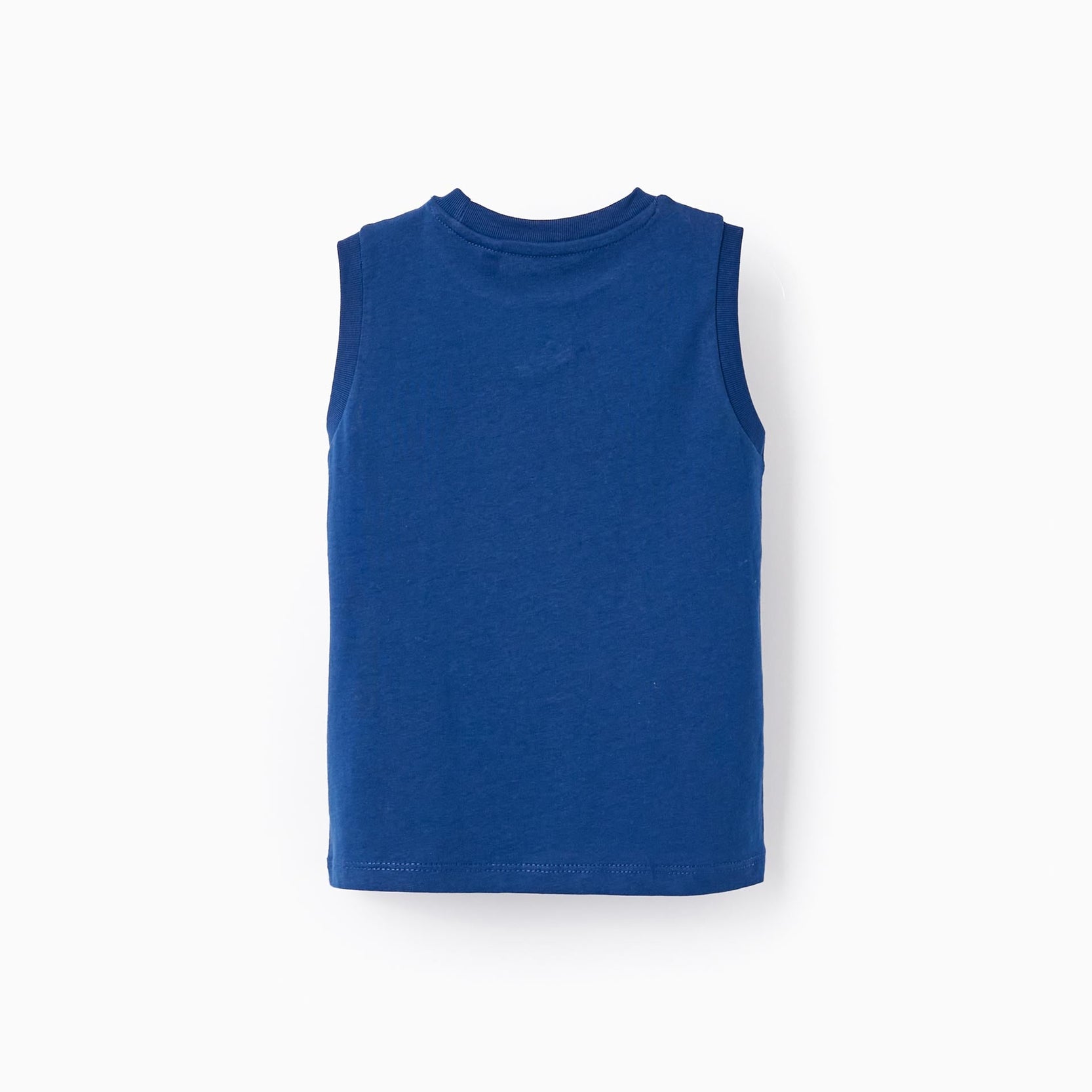 2 Vest Tops for Baby Boys 'Balloon Fish', Yellow/Blue