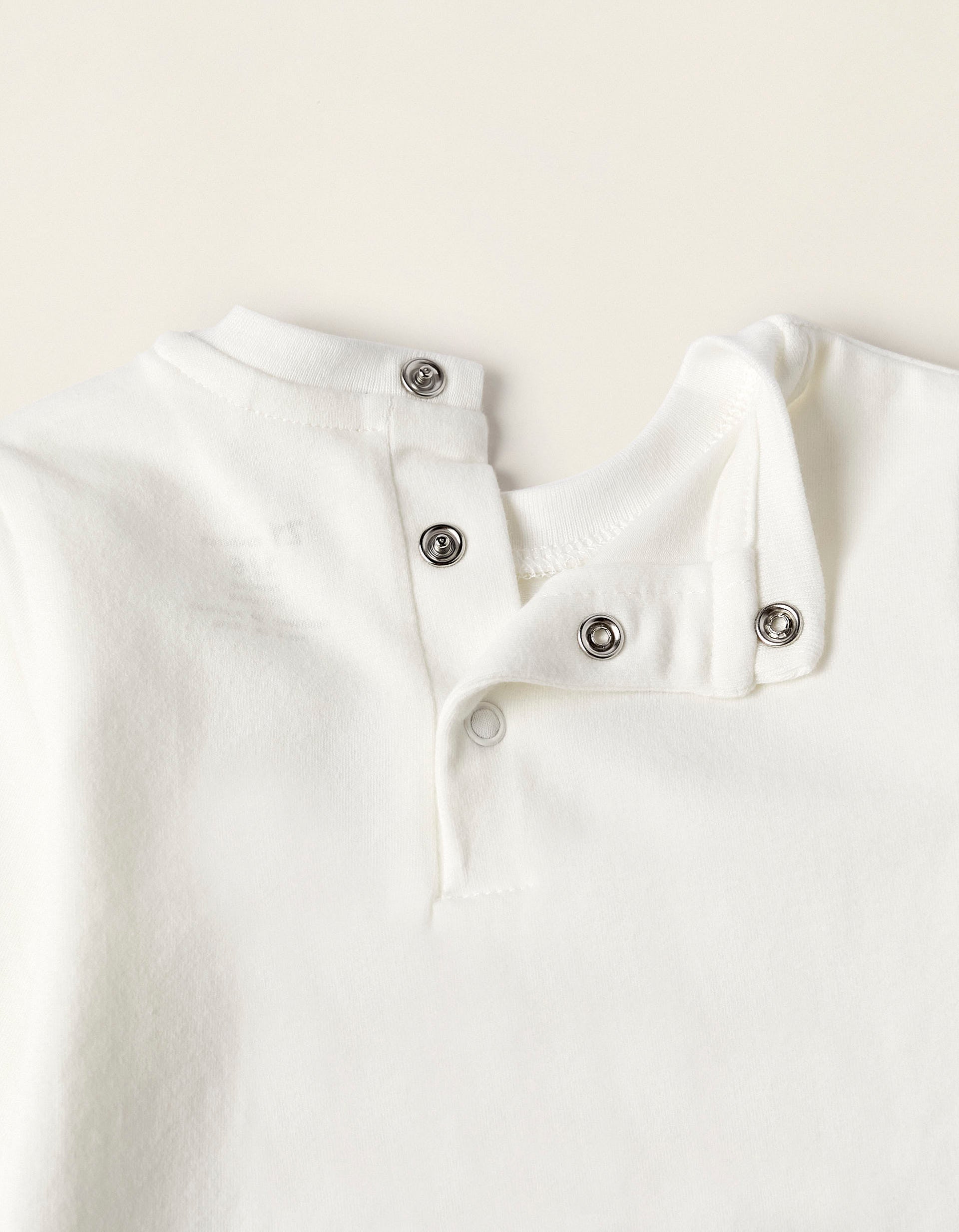 Cotton Jersey Bodysuit for Newborn Boys 'Best Friends', White