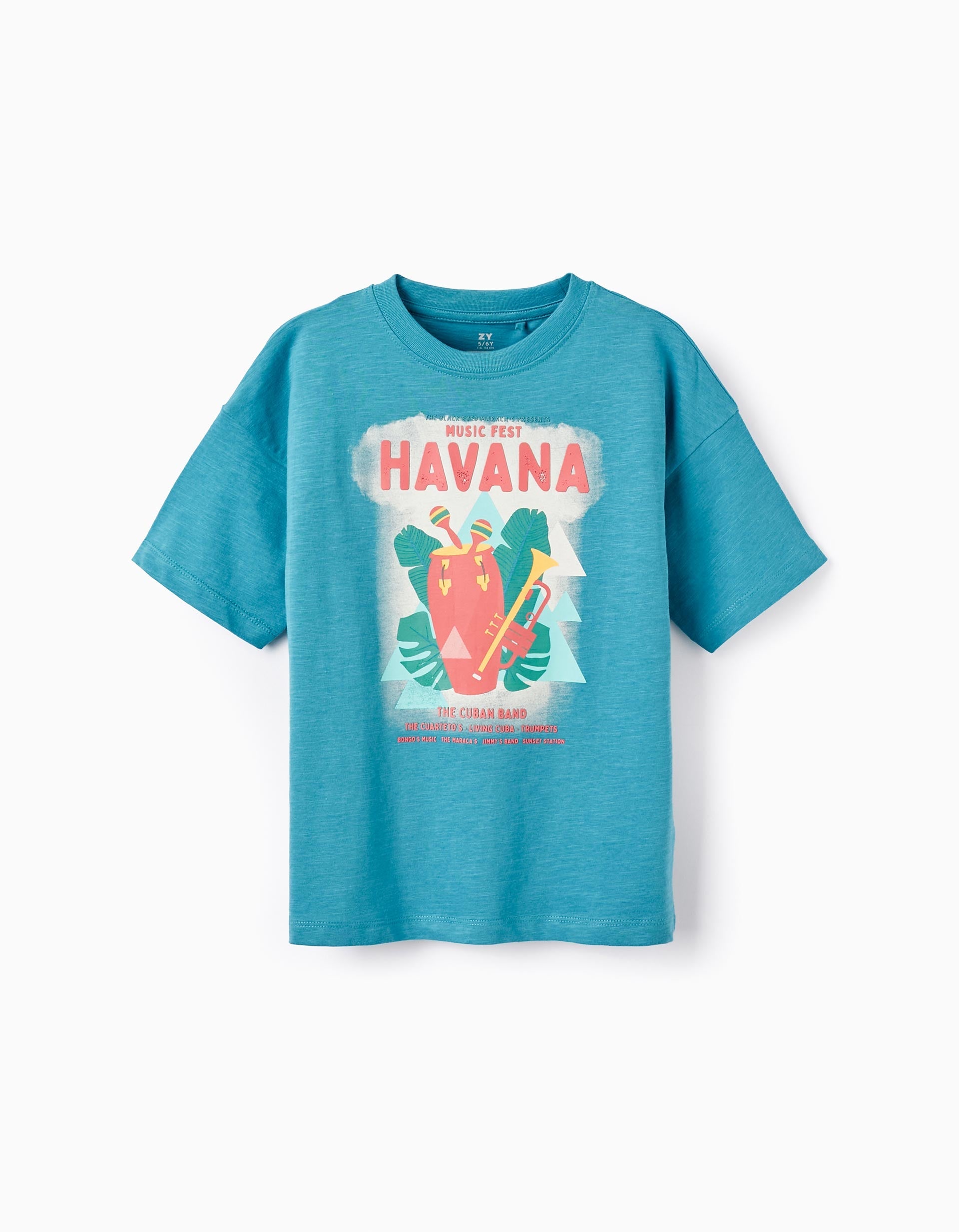 SS TSHIRT JERSEY, BLUE, 11/12-T-SHIRT-KID BOY