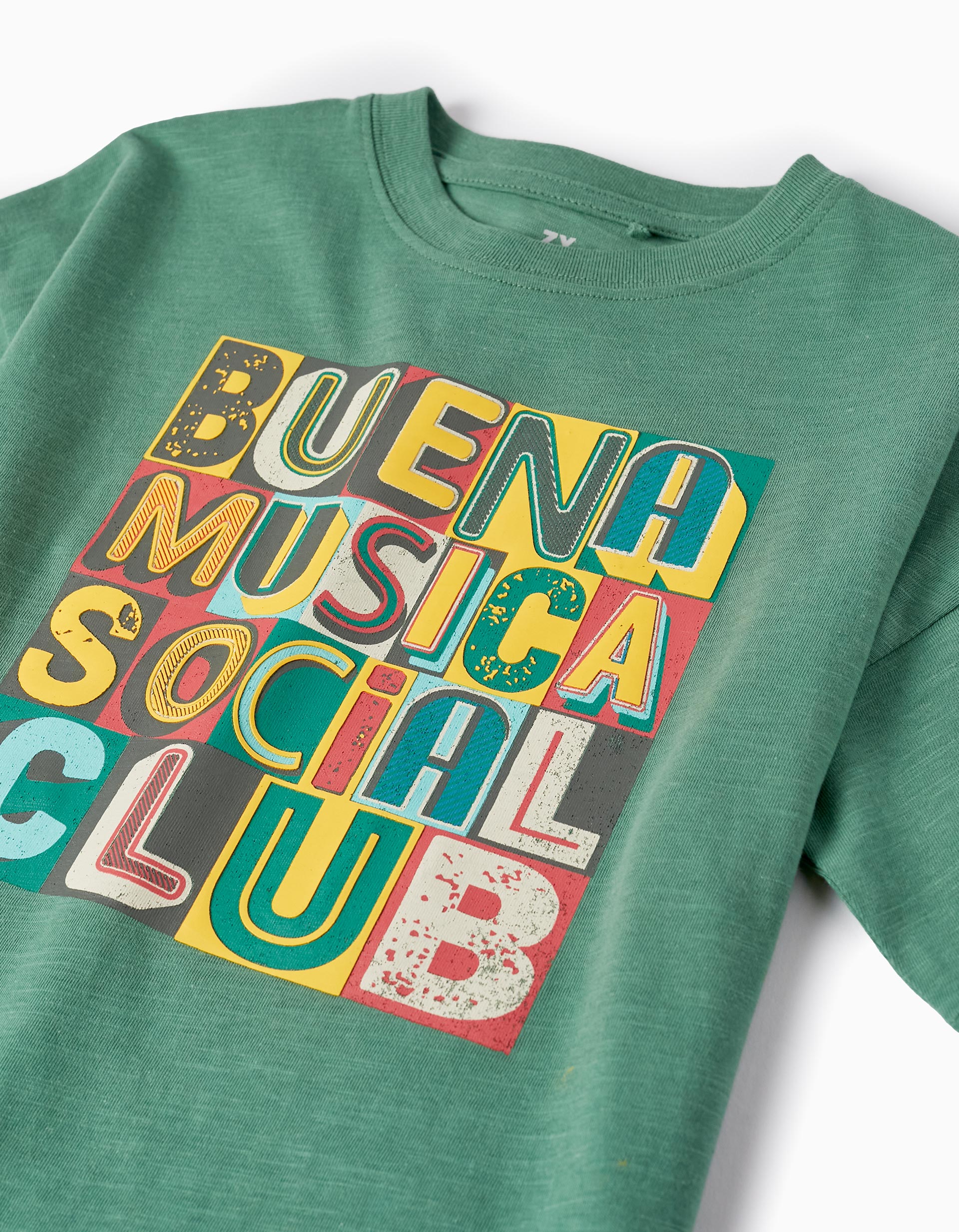 SS TSHIRT JERSEY, DARK GREEN, 11/12-T-SHIRT-KID BOY