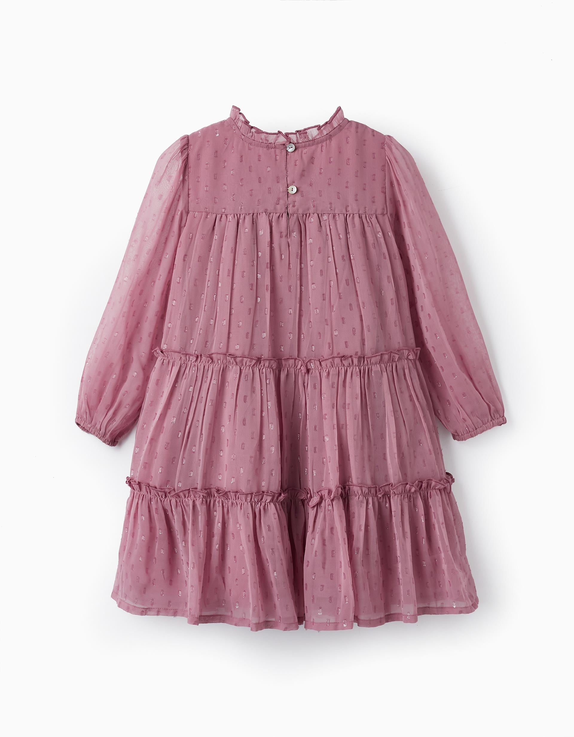 Long Sleeve Dress for Girls, Light Purple