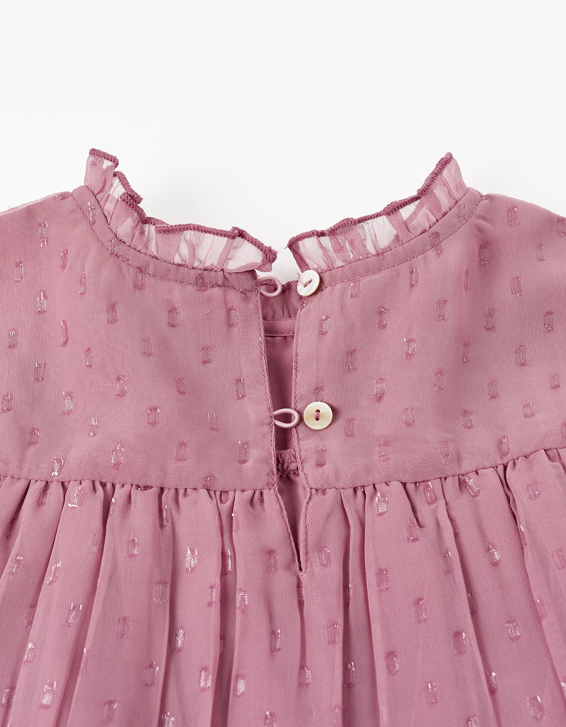 Long Sleeve Dress for Girls, Light Purple