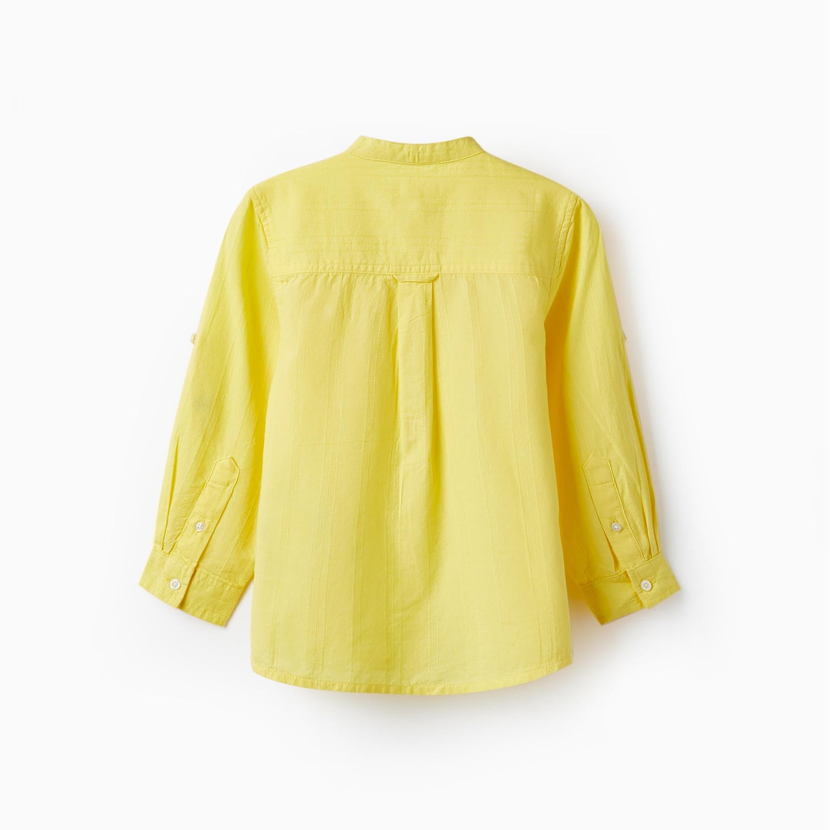 Long Sleeve Cotton Shirt for Boys 'Special Days', Yellow