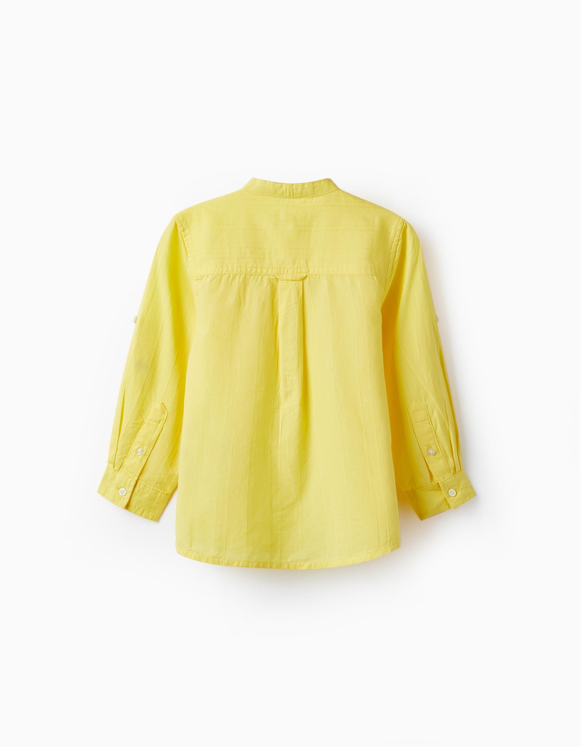 Long Sleeve Cotton Shirt for Boys 'Special Days', Yellow