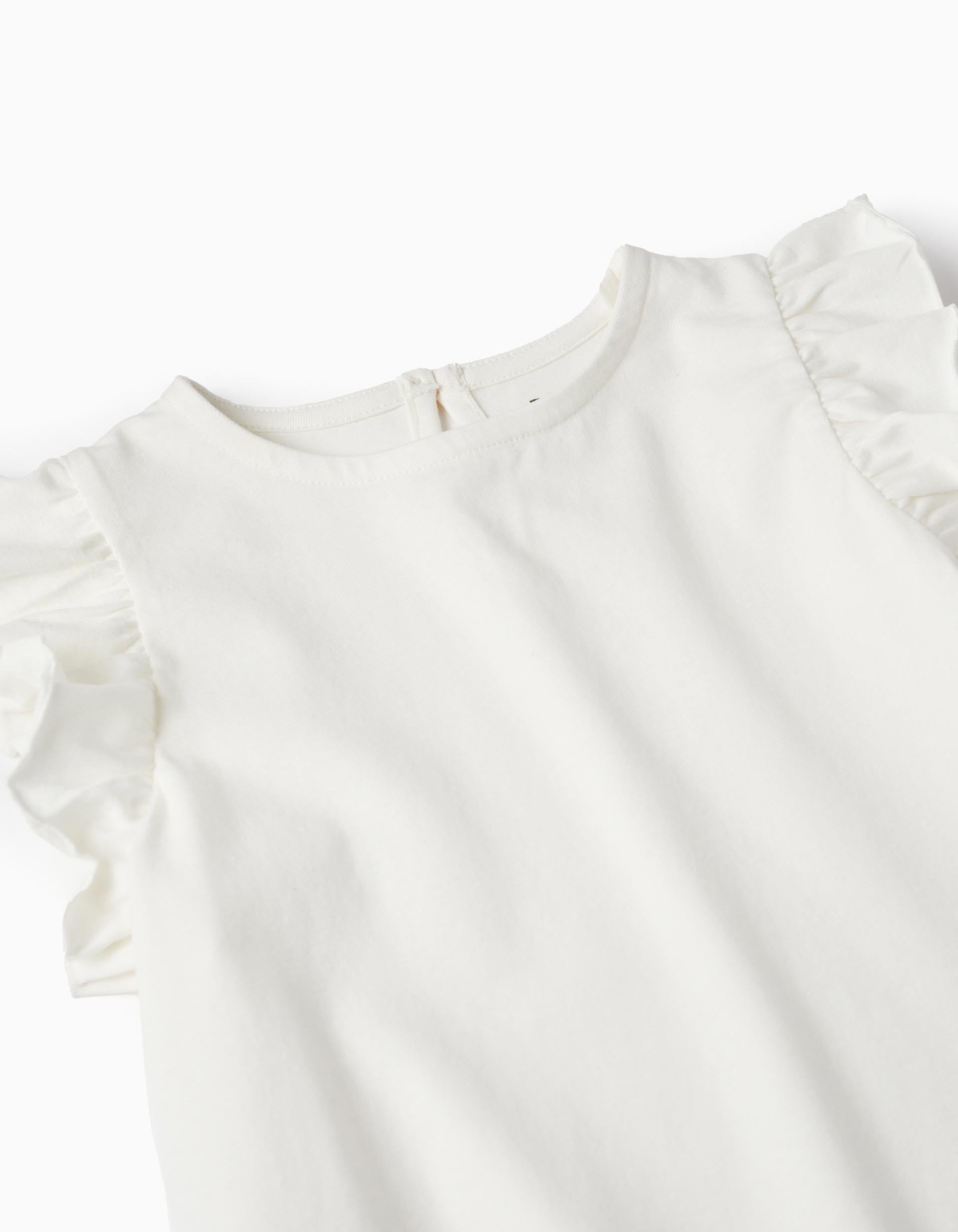 SS T SHIRT JERSEY, WHITE, 9/10-T-SHIRT-KID GIRL
