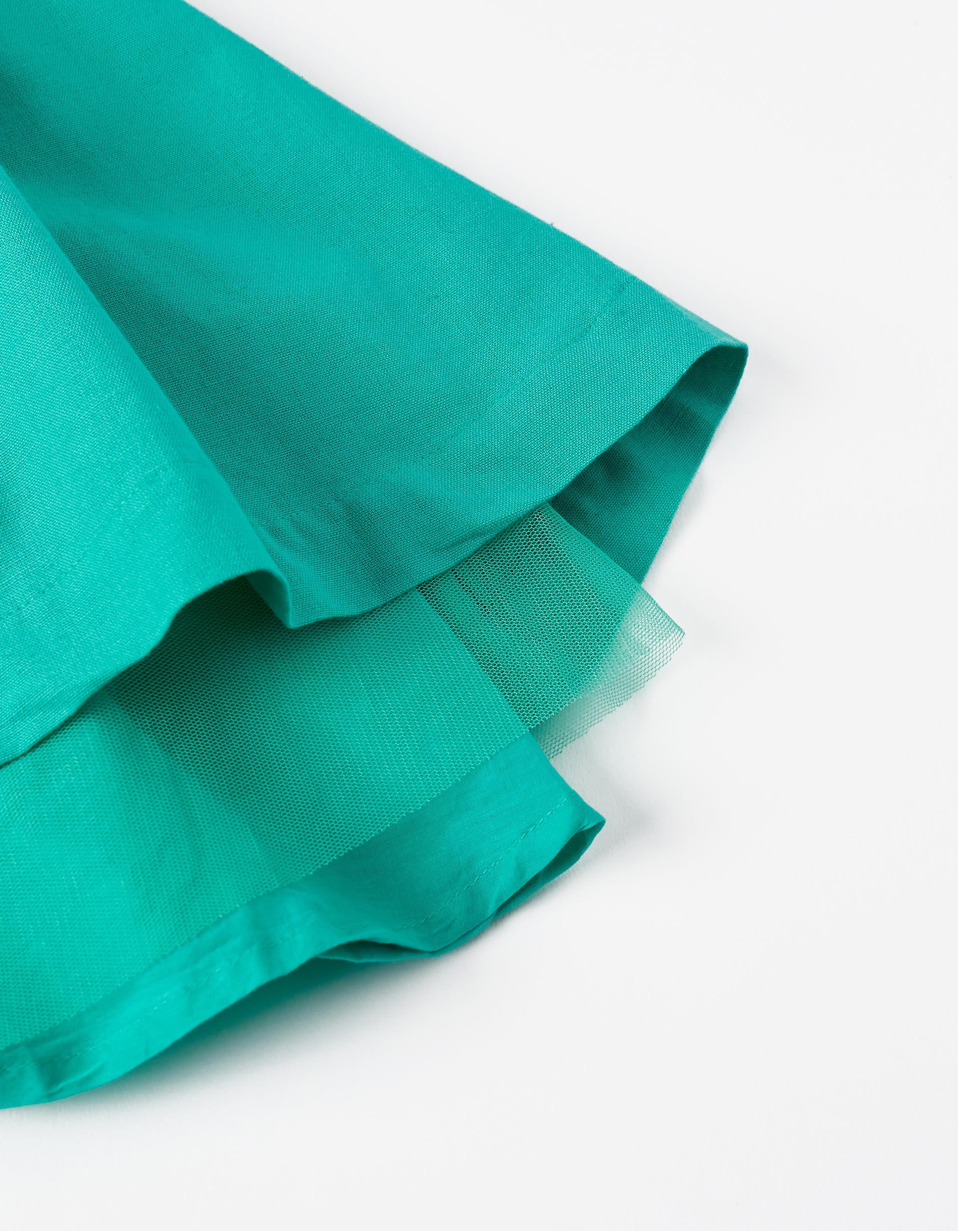 Cotton Dress for Girls 'Special Days', Green