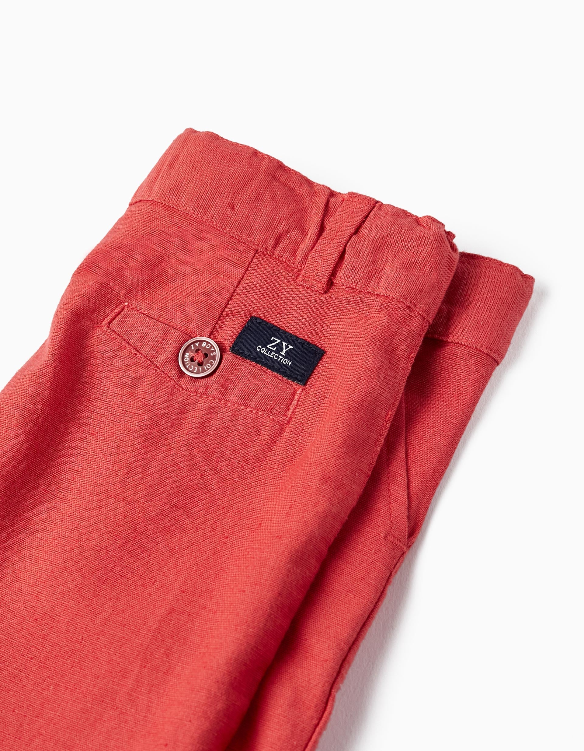 Chino Shorts for Baby Boy, Red