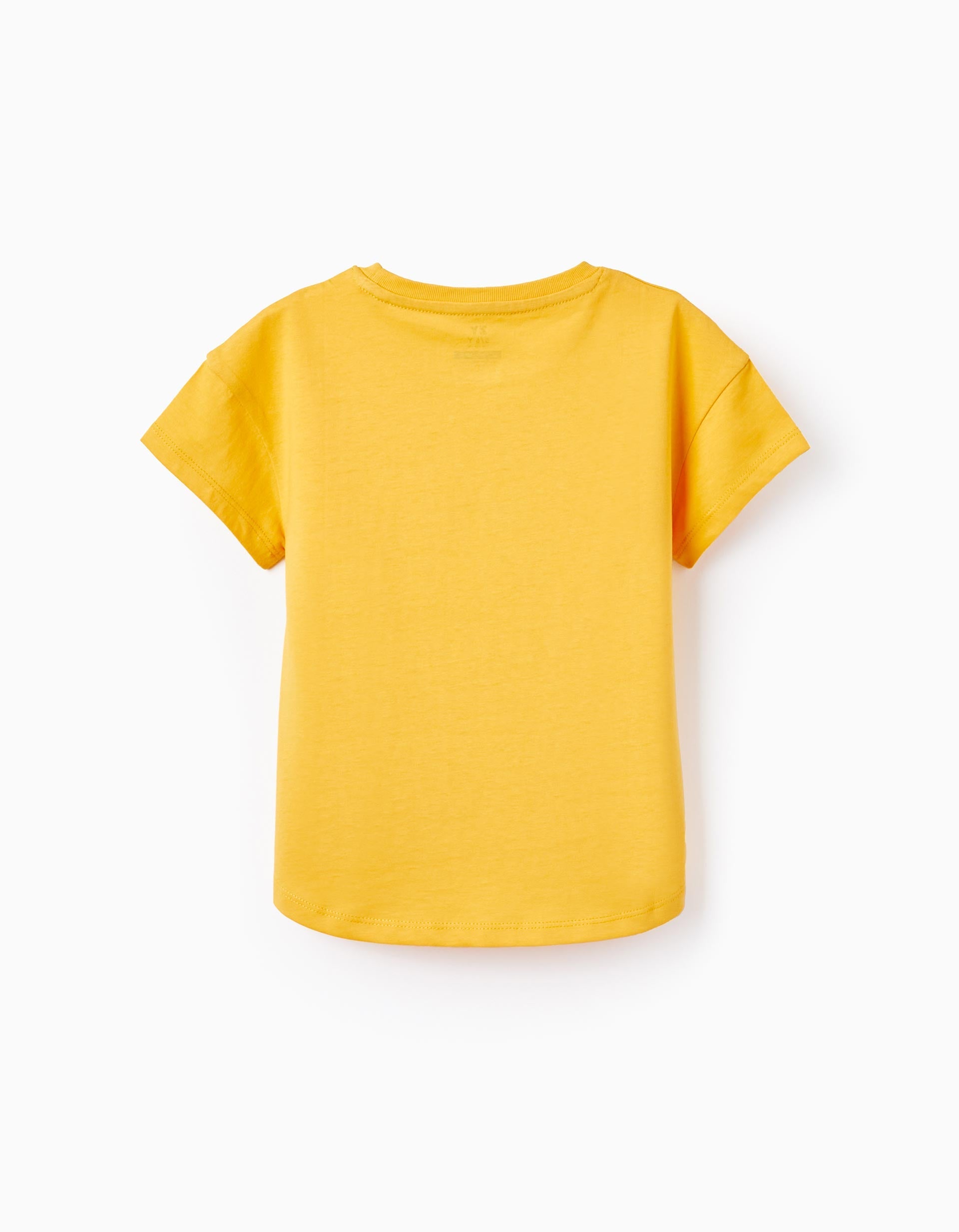 Cotton T-shirt for Girls 'Cuba Vibes', Yellow