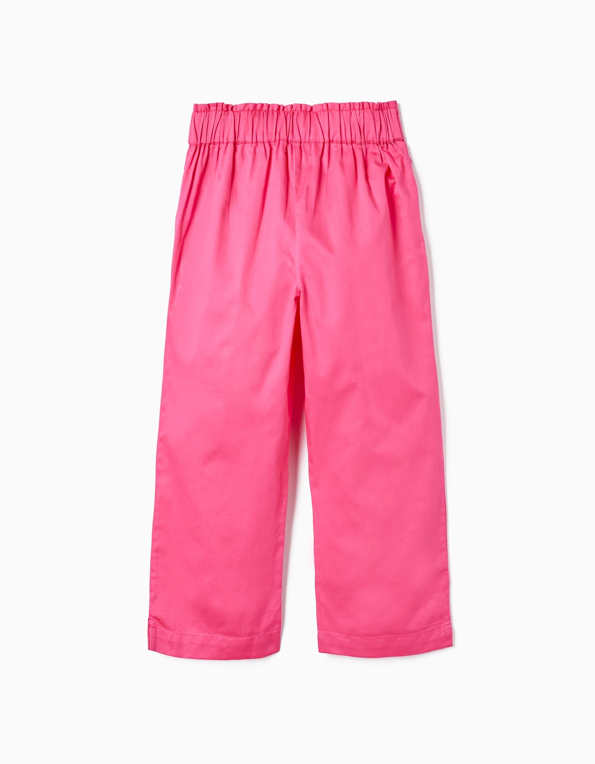 PANTS SATIN, PINK, 2/3