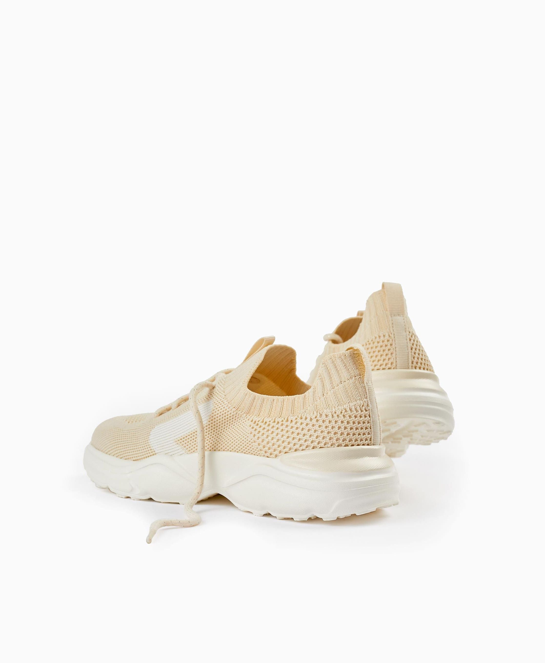 SNEAKER IN FLYKNIT, WHITE, 29