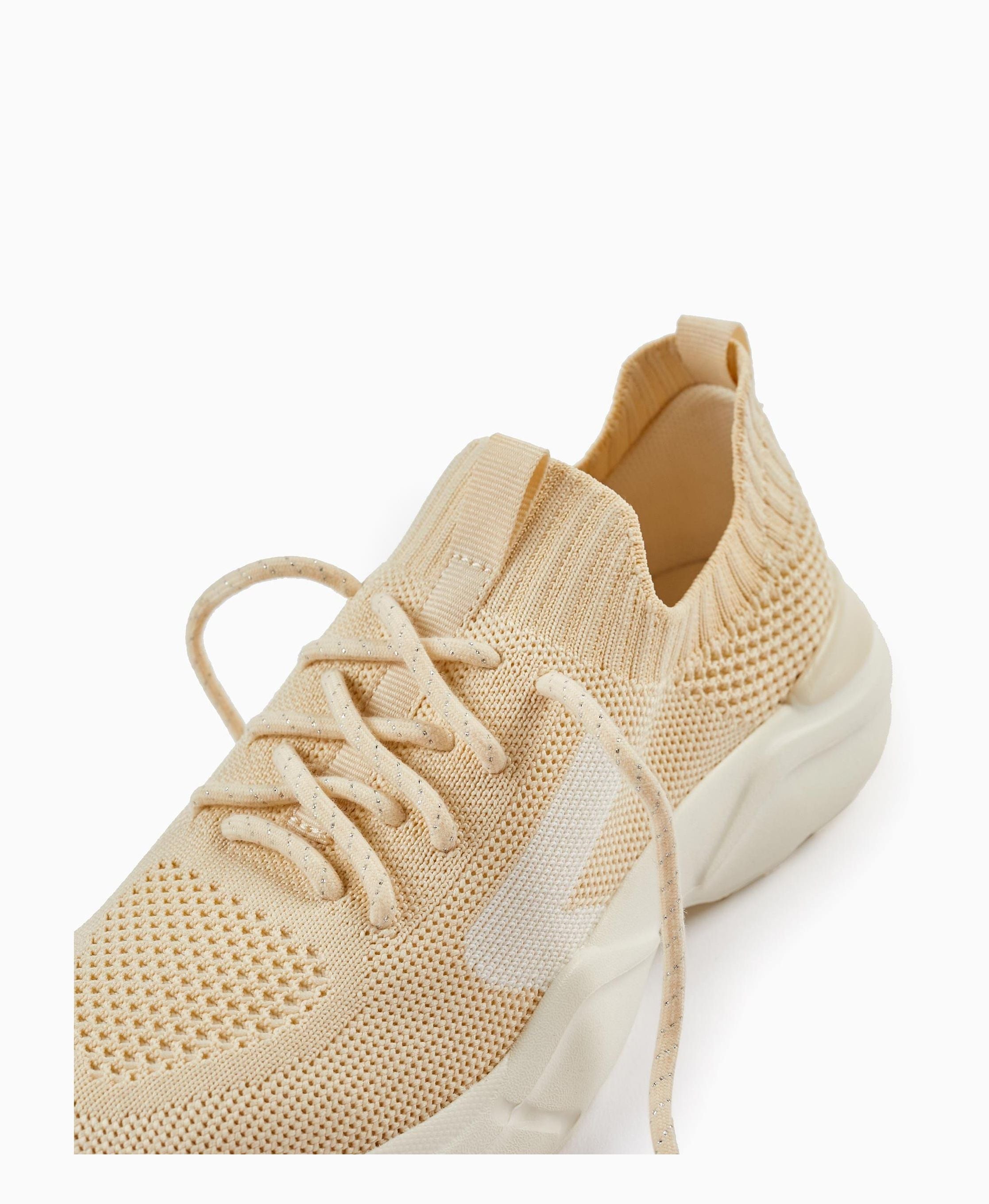 SNEAKER IN FLYKNIT, WHITE, 29