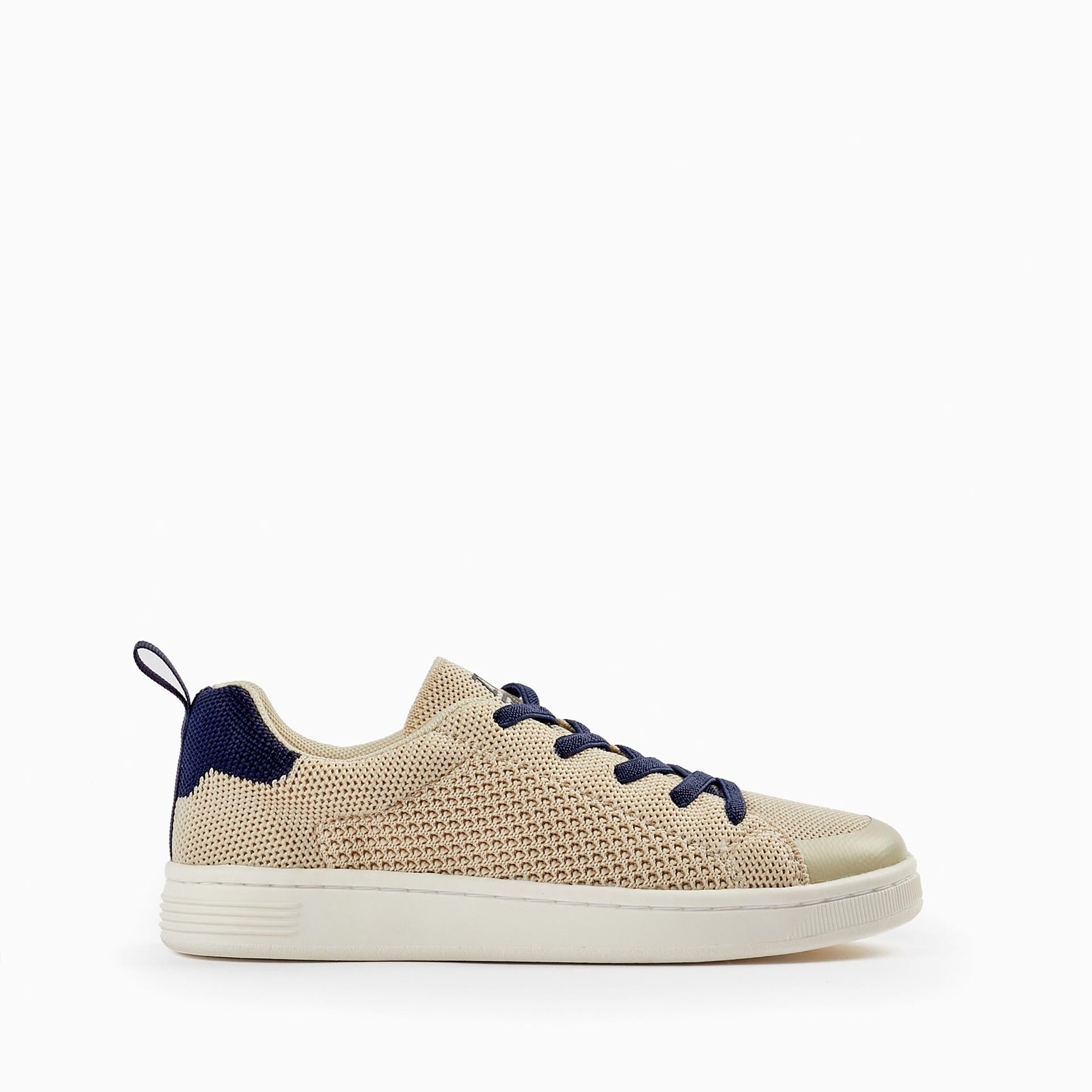 Trainers in Mesh for Boys 'ZY 1996', Beige/Dark Blue