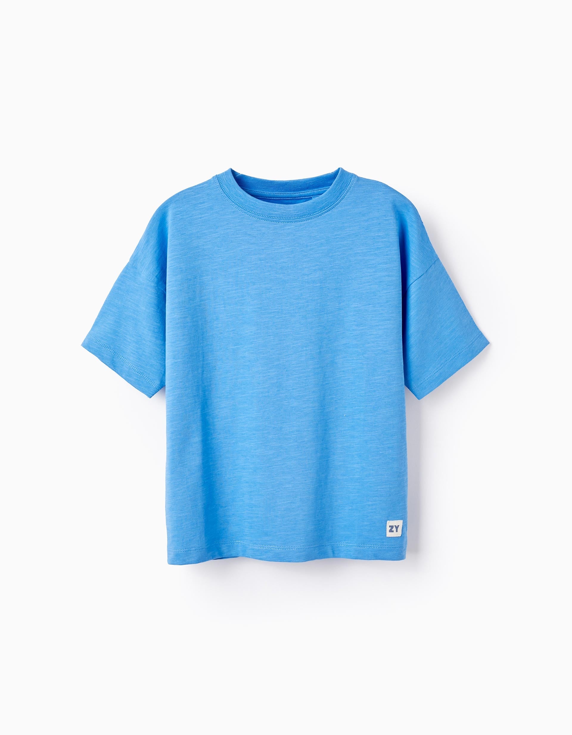 SS TSHIRT JERSEY, BLUE, 13/14-T-SHIRT-KID BOY