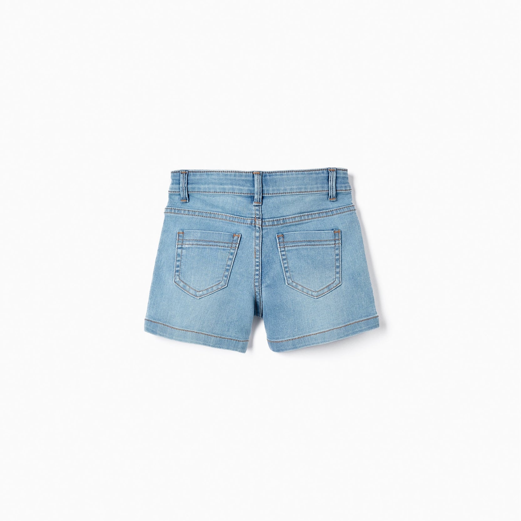 Denim Shorts for Girls, Light Blue