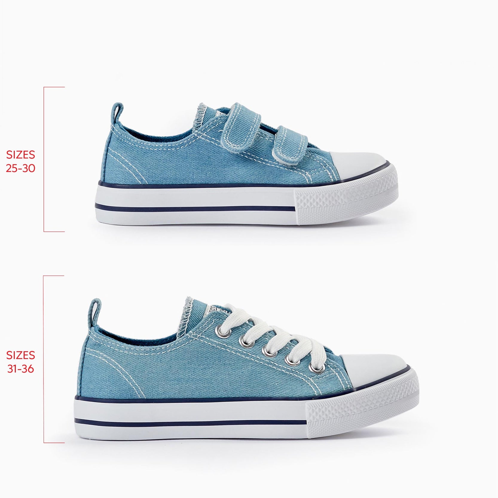 Denim Trainers for Children '50s Sneaker', Blue