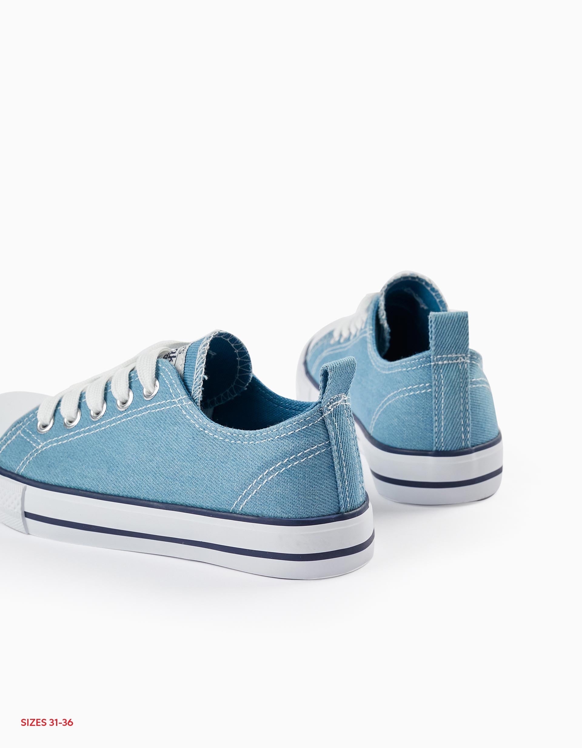 Denim Trainers for Children '50s Sneaker', Blue