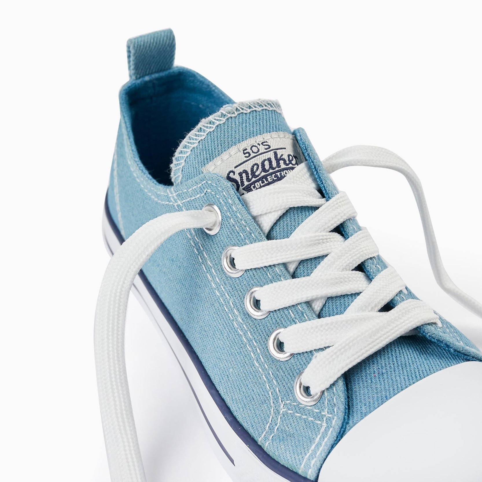Denim Trainers for Children '50s Sneaker', Blue