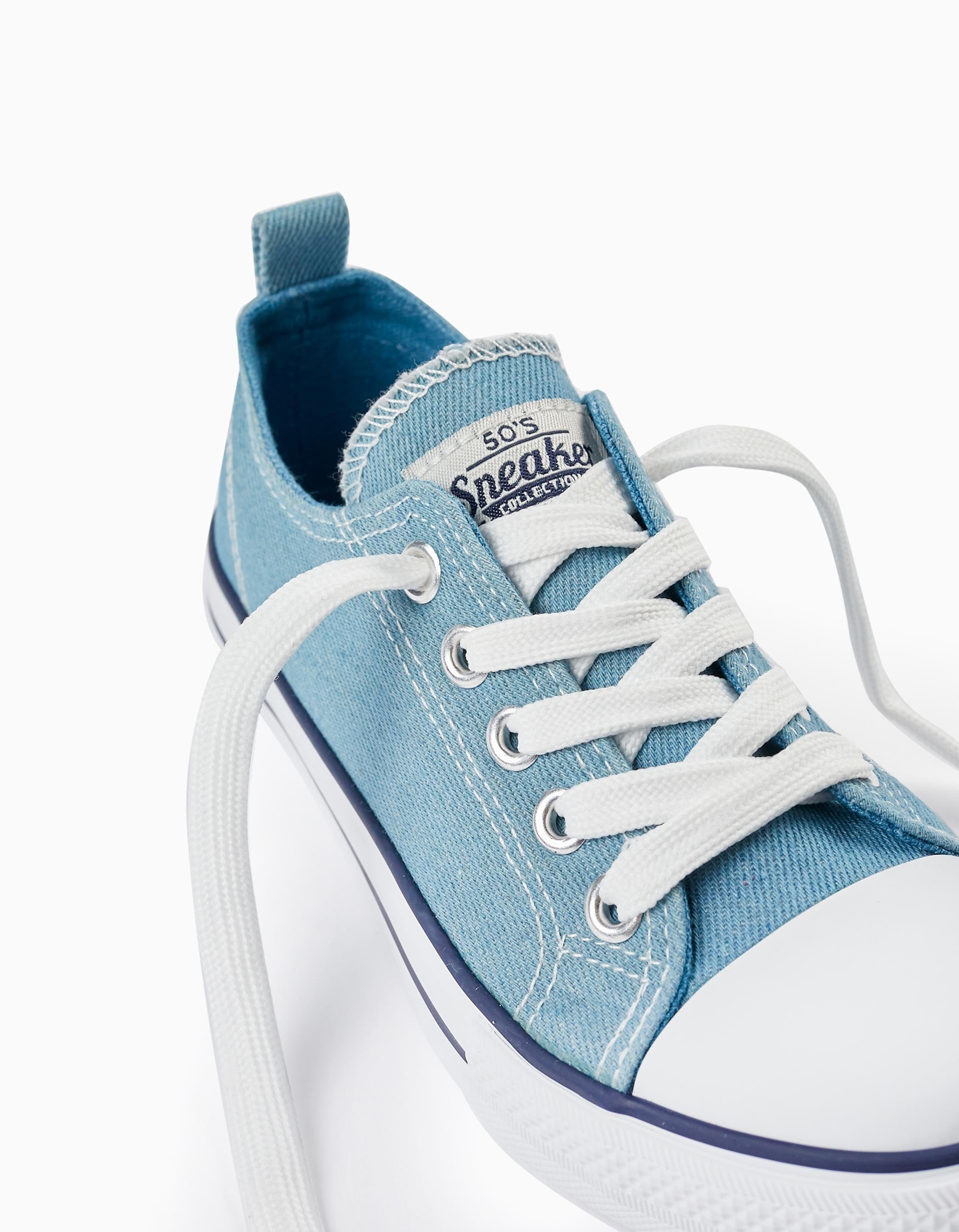 Denim Trainers for Children '50s Sneaker', Blue
