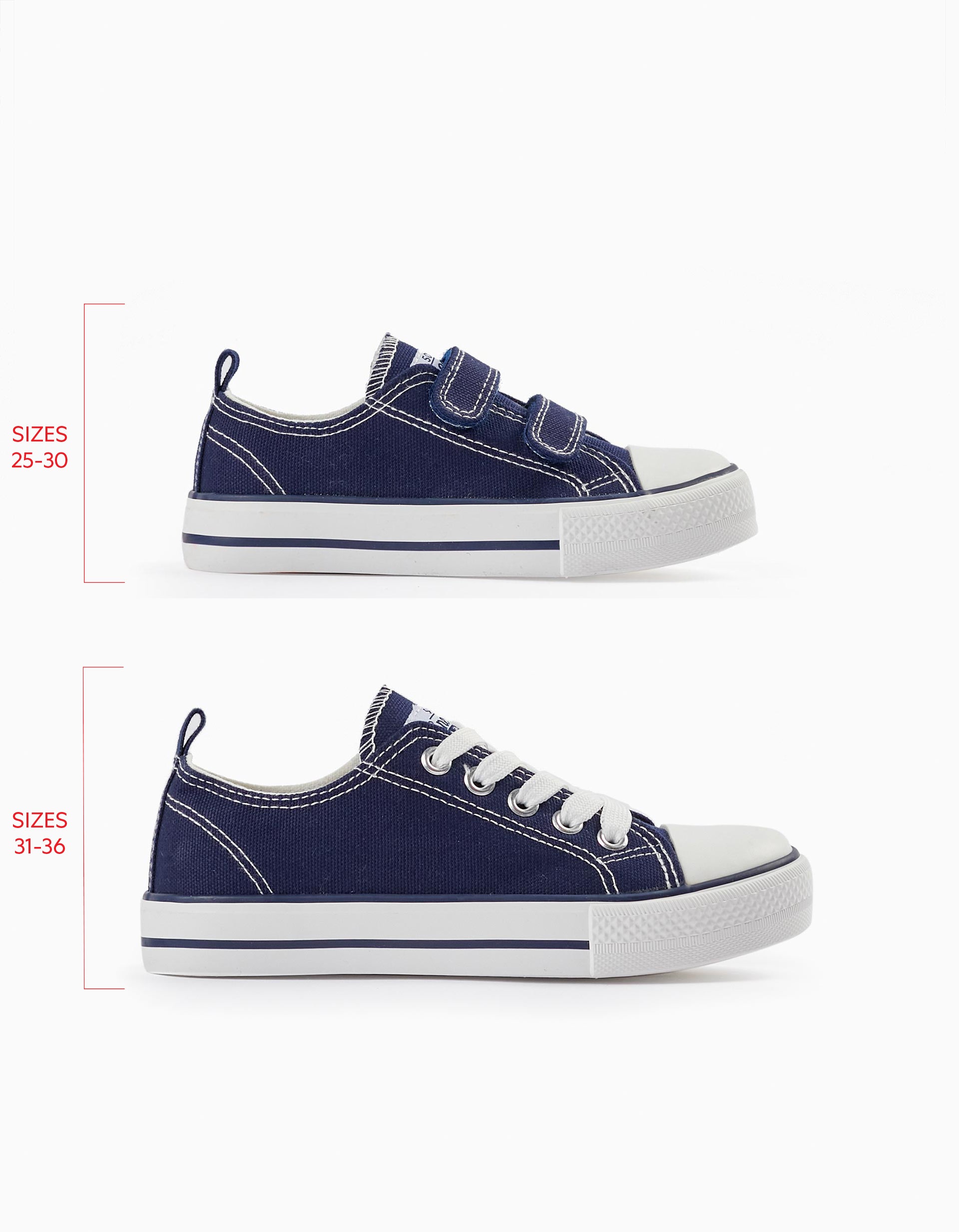 Denim Trainers for Children '50s Sneaker', Dark Blue