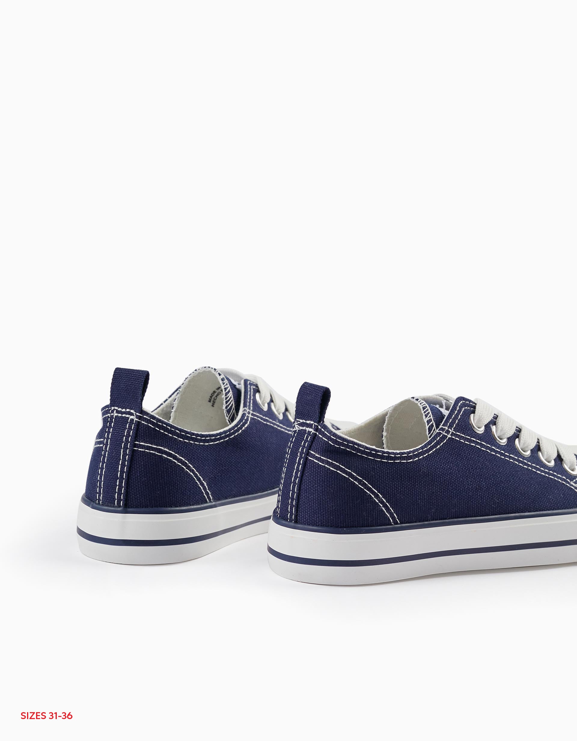 Denim Trainers for Children '50s Sneaker', Dark Blue