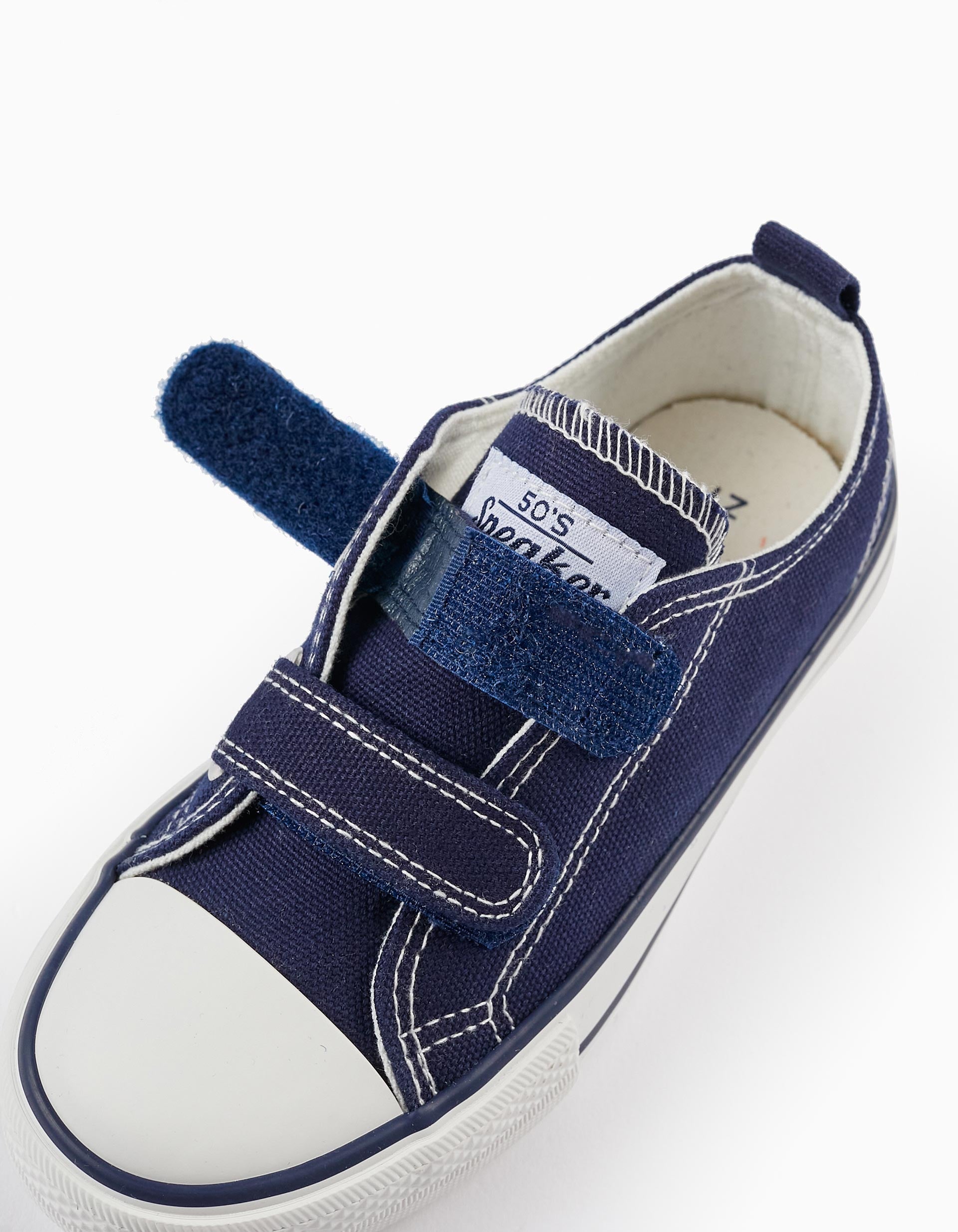 Denim Trainers for Children '50s Sneaker', Dark Blue