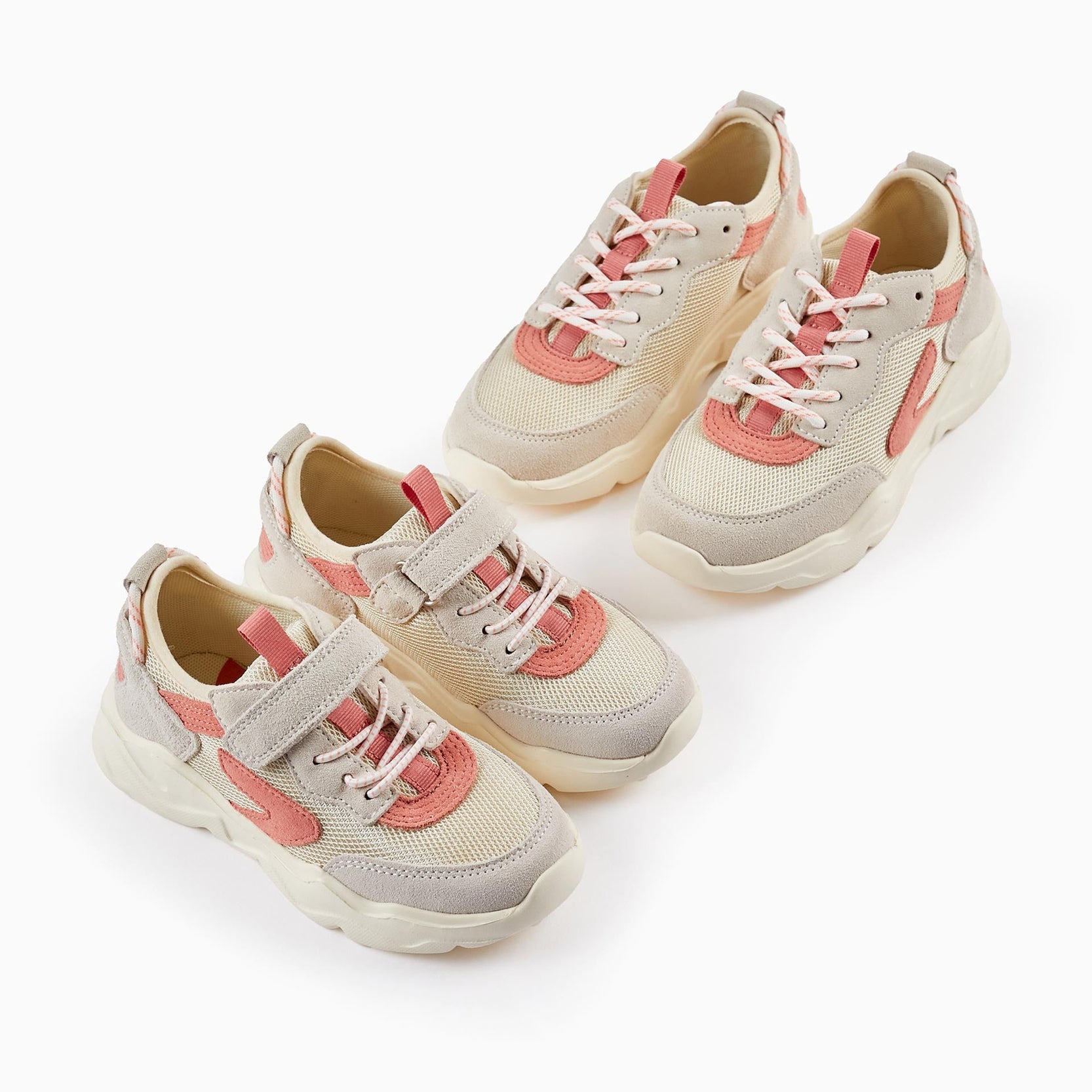Trainers for Girls 'ZY Superlight', Beige/Light Grey/Pink