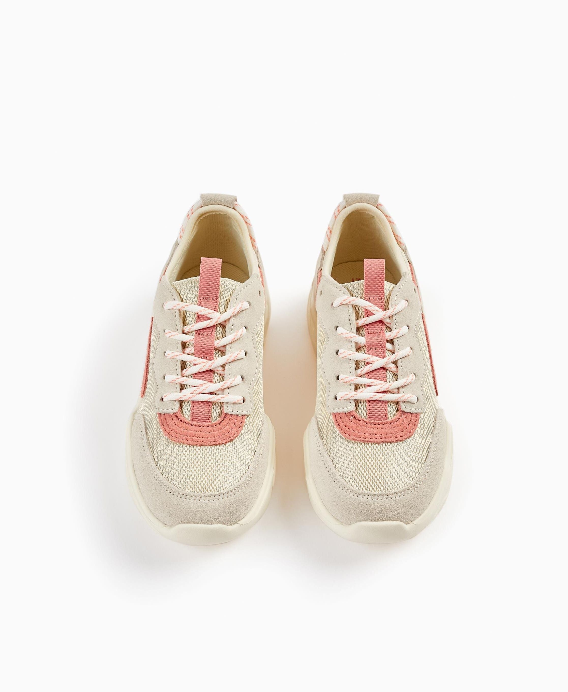 SNEAKER LEATHER, WHITE, 25