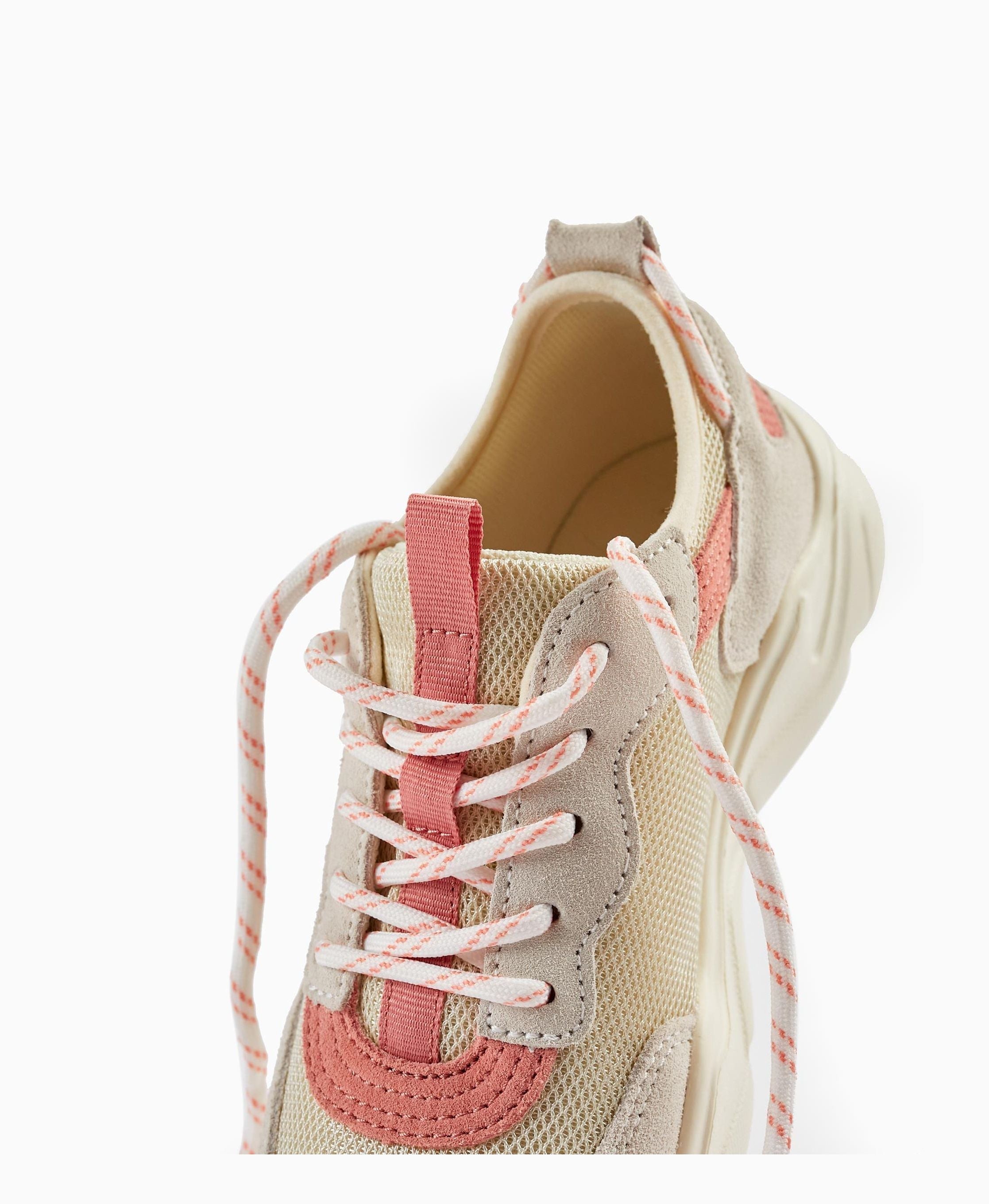 SNEAKER LEATHER, WHITE, 25